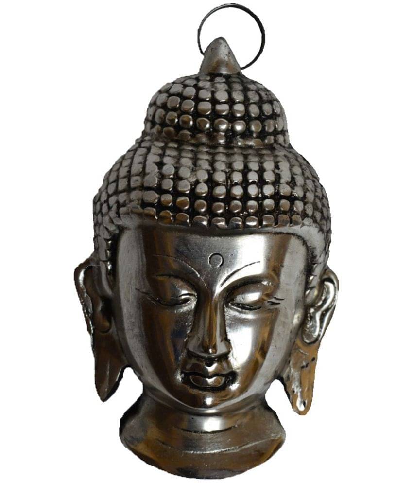 eCraftIndia Brown Resting Buddha Wall Hanging     			eCraftIndia Brown Resting Buddha Wall Hanging