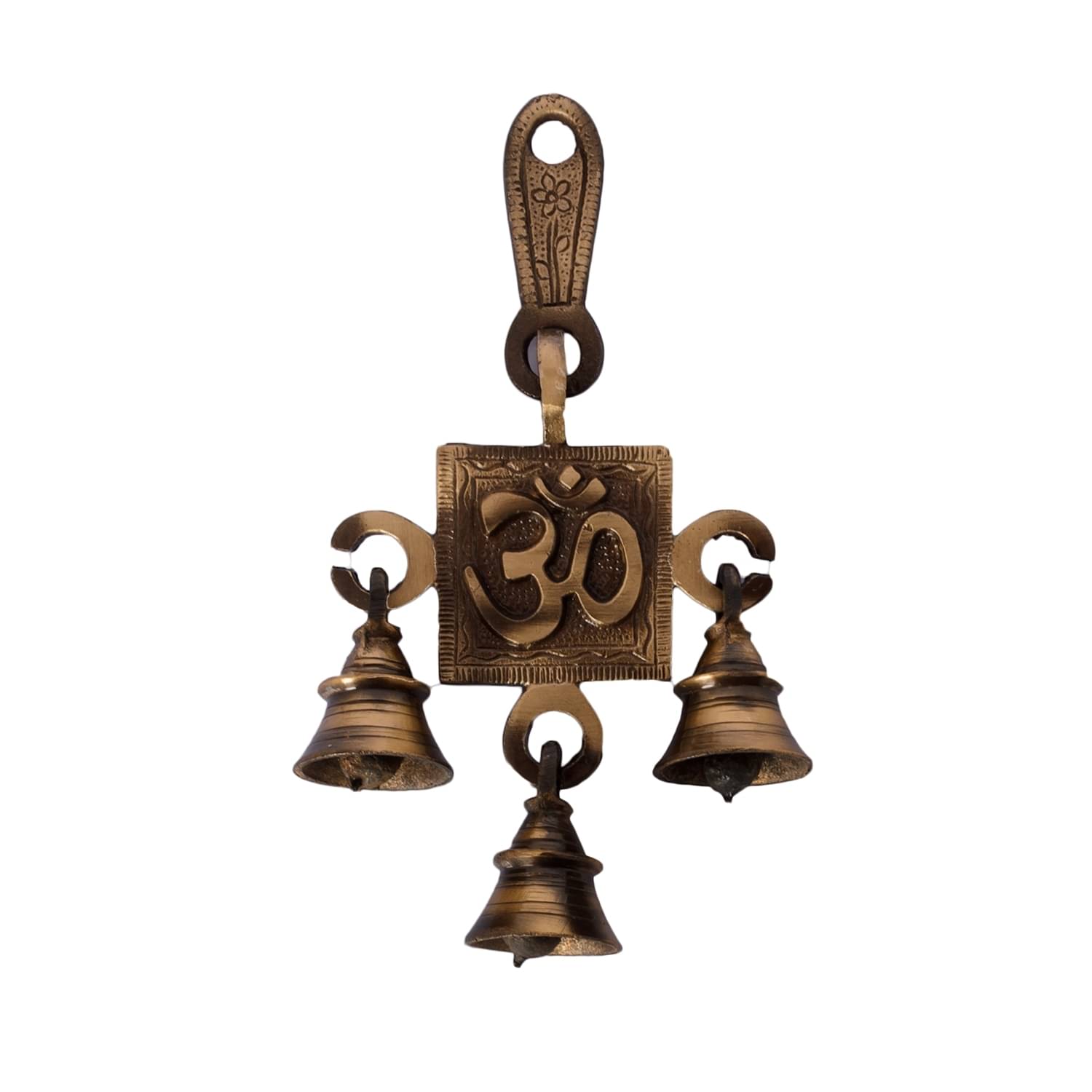 eCraftIndia Brown Wall Hanging Bells Brass eCraftIndia Brown Wall Hanging Bells Brass