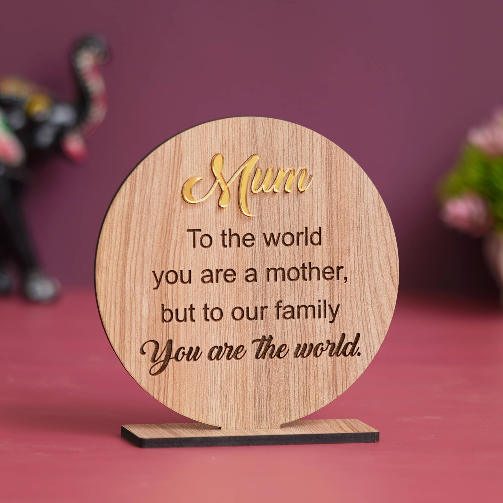eCraftIndia Brown Wooden Showpiece Gift eCraftIndia Brown Wooden Showpiece Gift