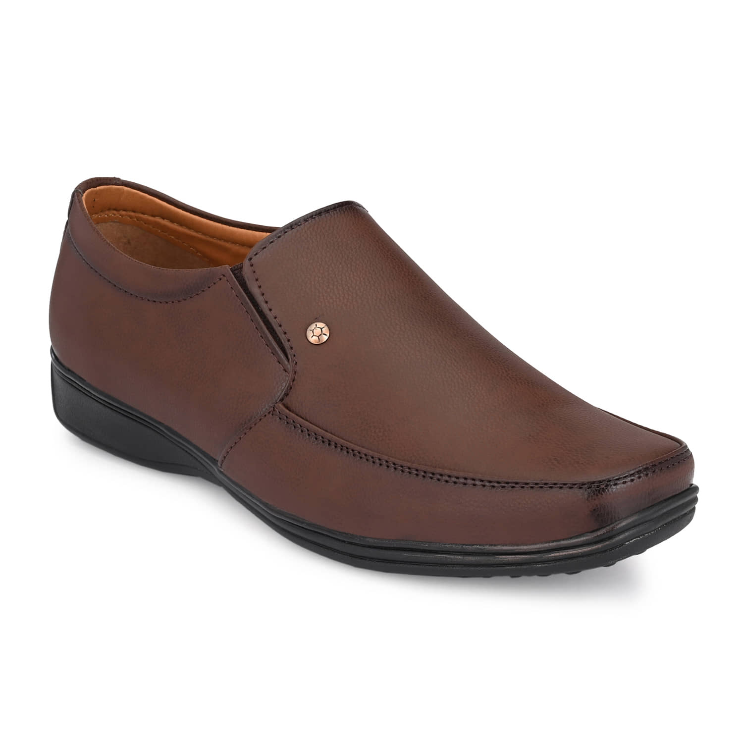 John Karsun Brown Men's Slip On Formal Shoes - Formal Shoes | Buy online on ZillyBuy