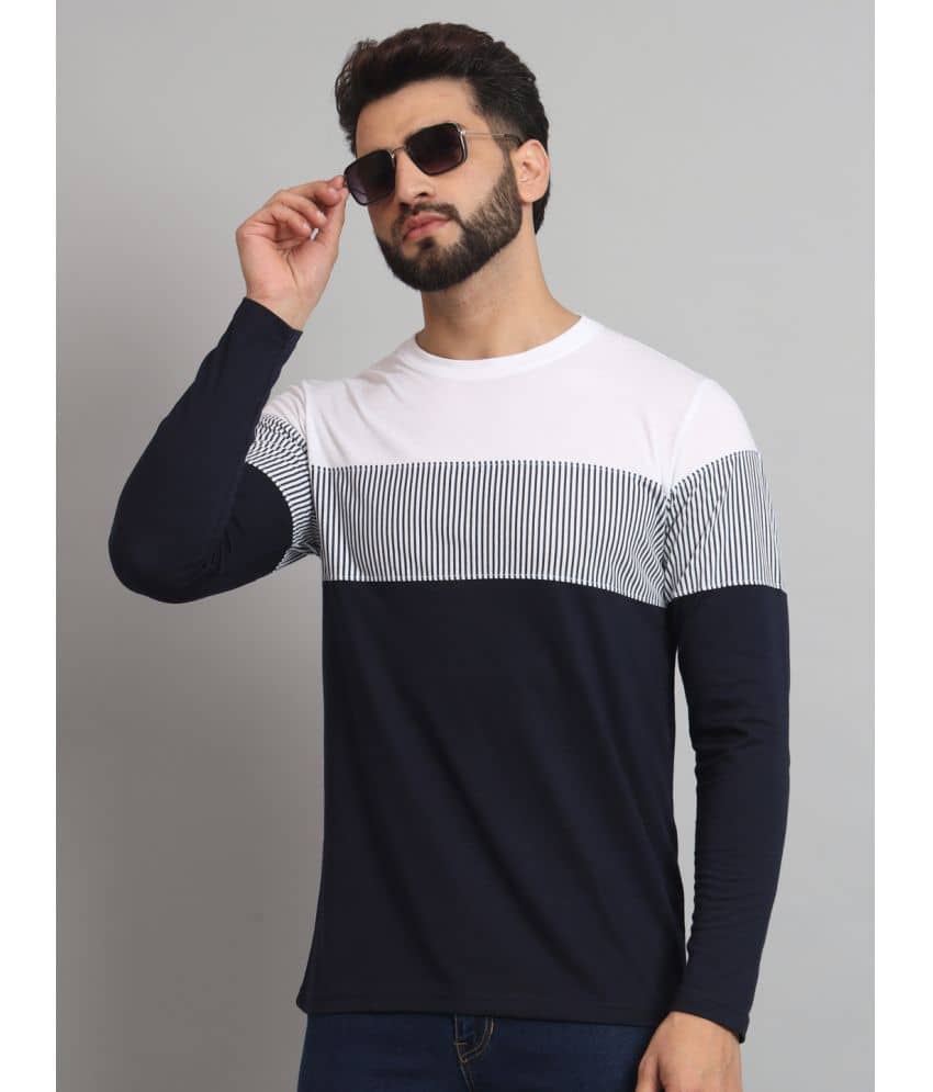 ZEBULUN Pack of 1 Cotton Blend Regular Fit Men's T-Shirt ( Black )