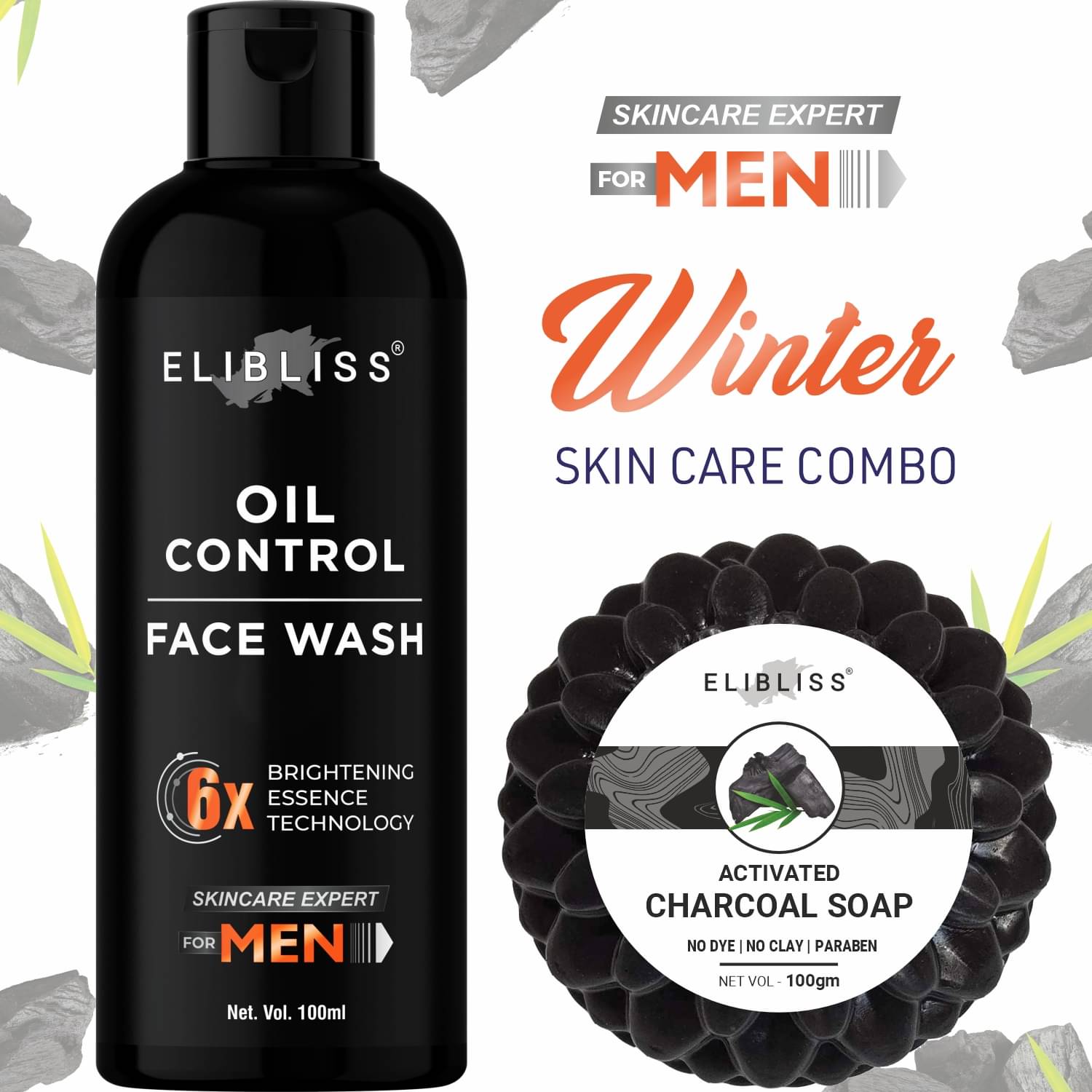 Activated Charcoal Soap with Oil Control Face Wash for dirt Remove for Men Activated Charcoal Soap with Oil Control Face Wash for dirt Remove for Men