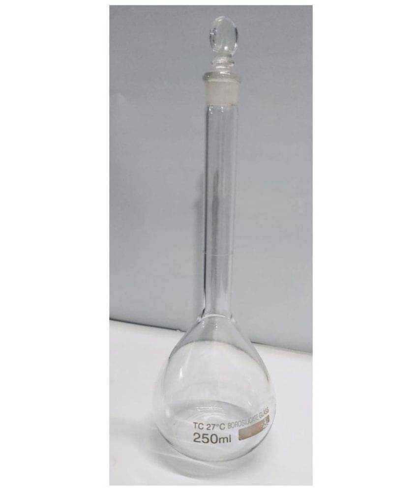     			BOROSILICATE GLASS VOLUMETRIC FLASK  250ml