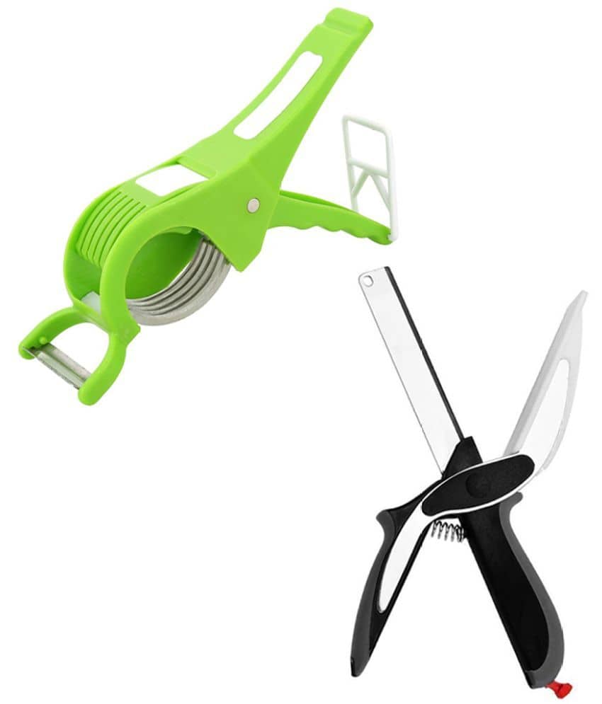 iview kitchenware Stainless Steel Smart Clever Cutter & Vegetable Cutter (2U)