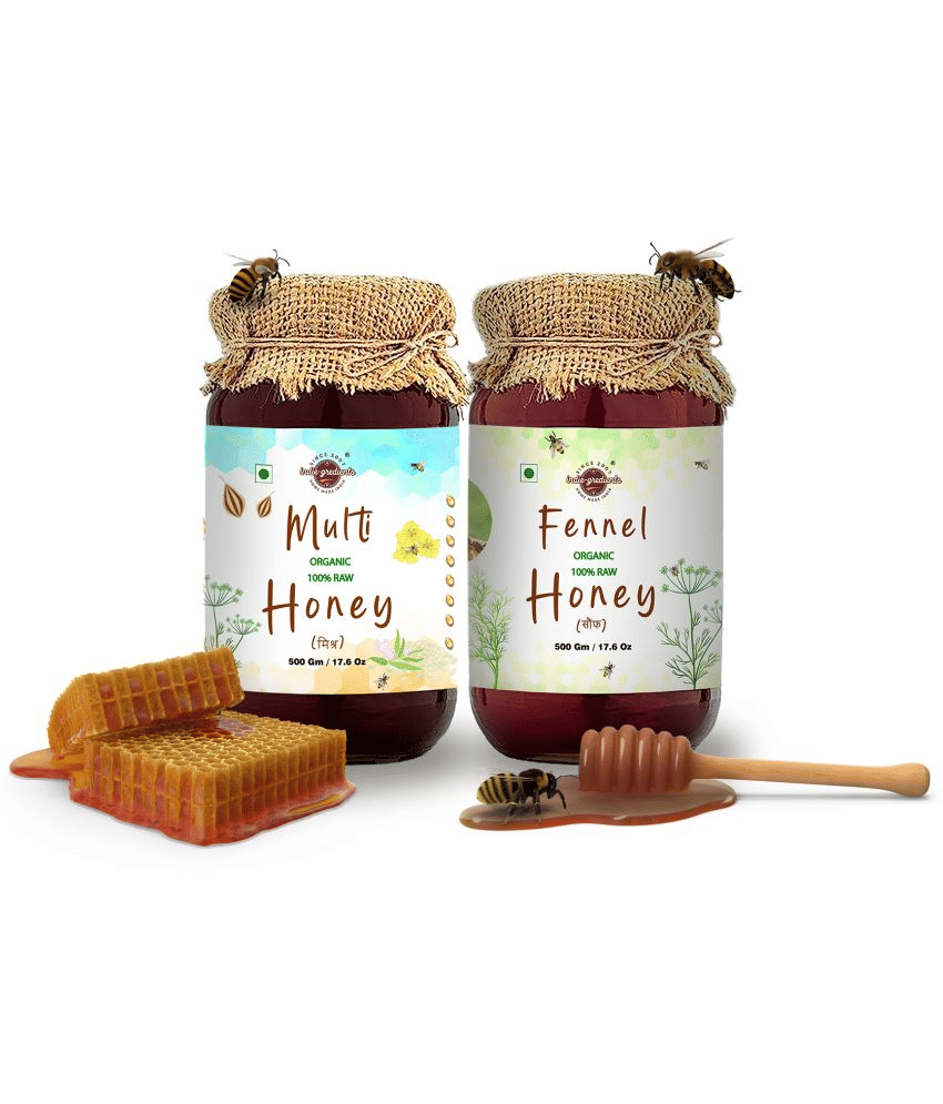 Indie gredients Honey Multi  Fennel Honey 1000 g Pack of 2     			Indie gredients Honey Multi  Fennel Honey 1000 g Pack of 2