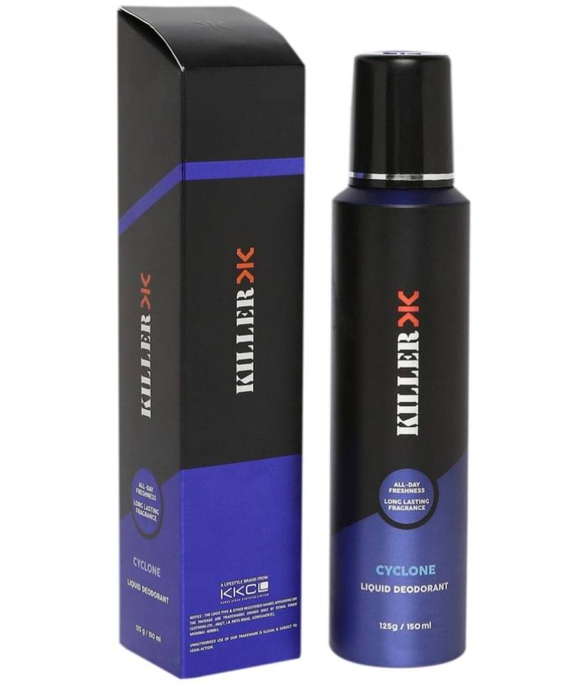     			Killer Cyclone No Gas Liquid Body Spray Deodorant Spray for Men 150 ml ( Pack of 1 )