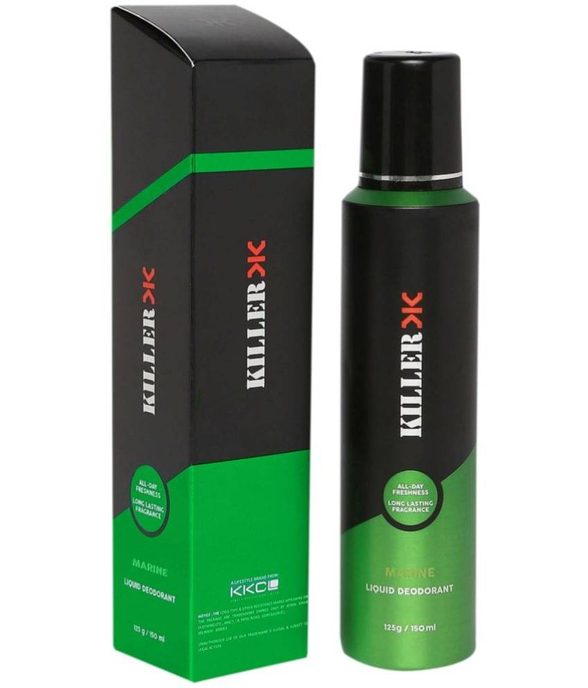     			Killer Marine No Gas Liquid Body Spray Deodorant Spray for Men 150 ml ( Pack of 1 )