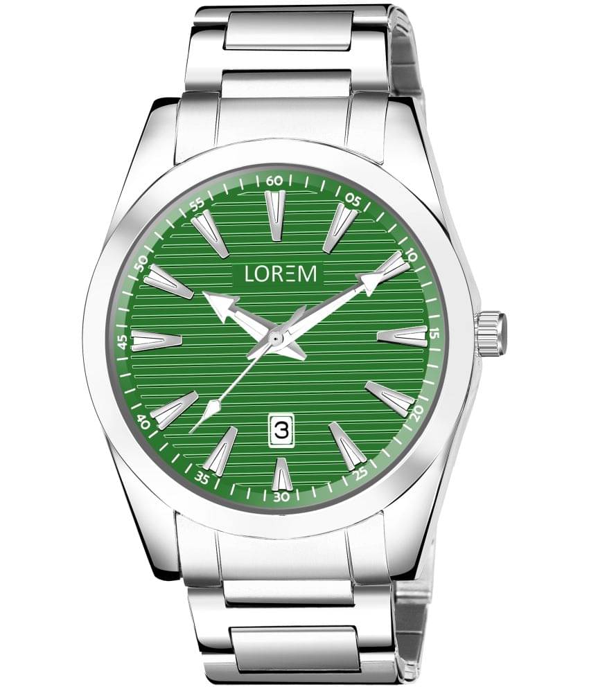     			Lorem Silver Stainless Steel Analog Men's Watch