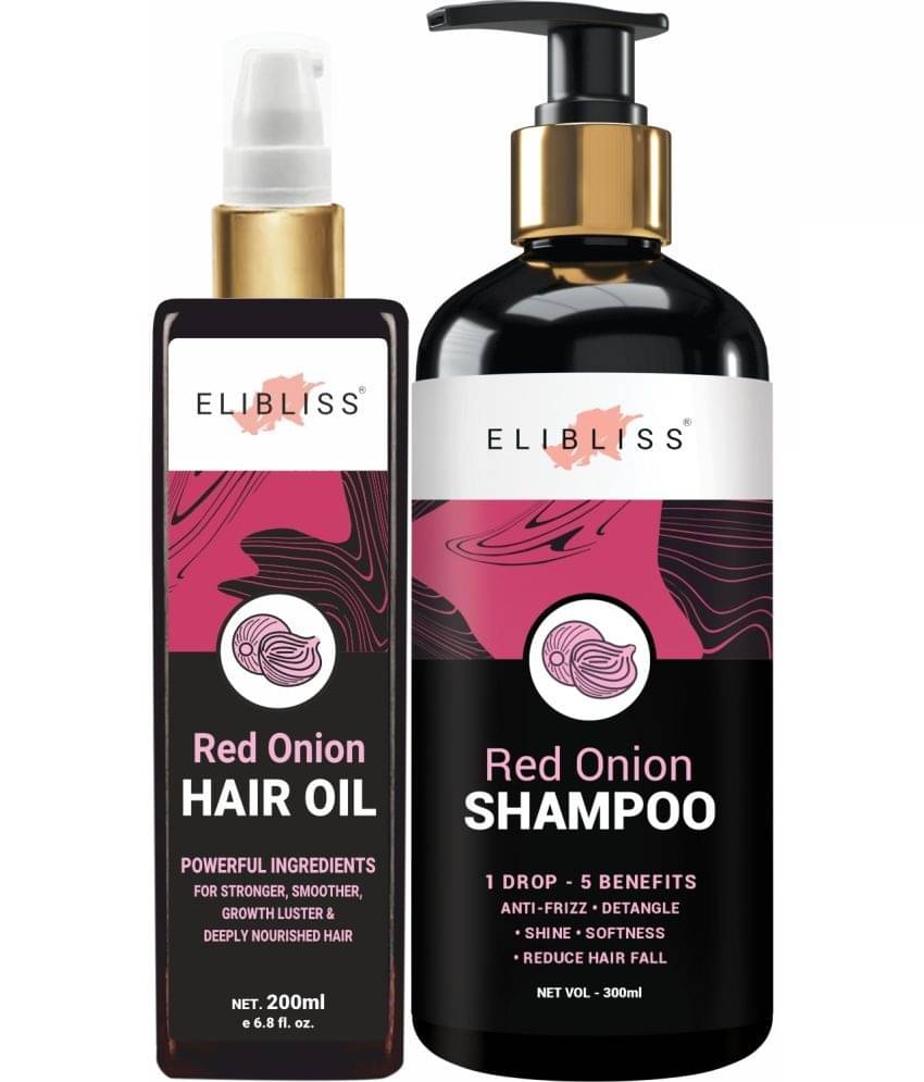     			Red Onion Hair Oil 200ml With Red Onion Hair Shampoo 300ml