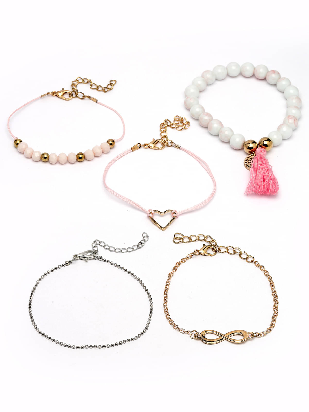 Scintillare by Sukkhi Gold Bracelet ( Pack of 5 ) Scintillare by Sukkhi Gold Bracelet ( Pack of 5 )