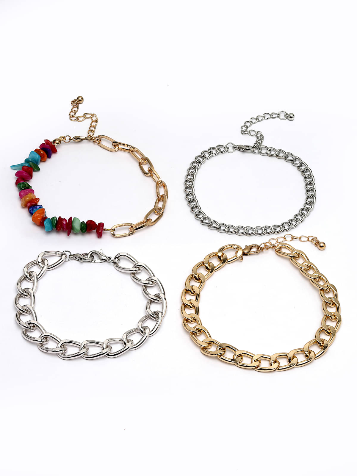 Scintillare by Sukkhi Multicolor Bracelet ( Pack of 4 ) Scintillare by Sukkhi Multicolor Bracelet ( Pack of 4 )