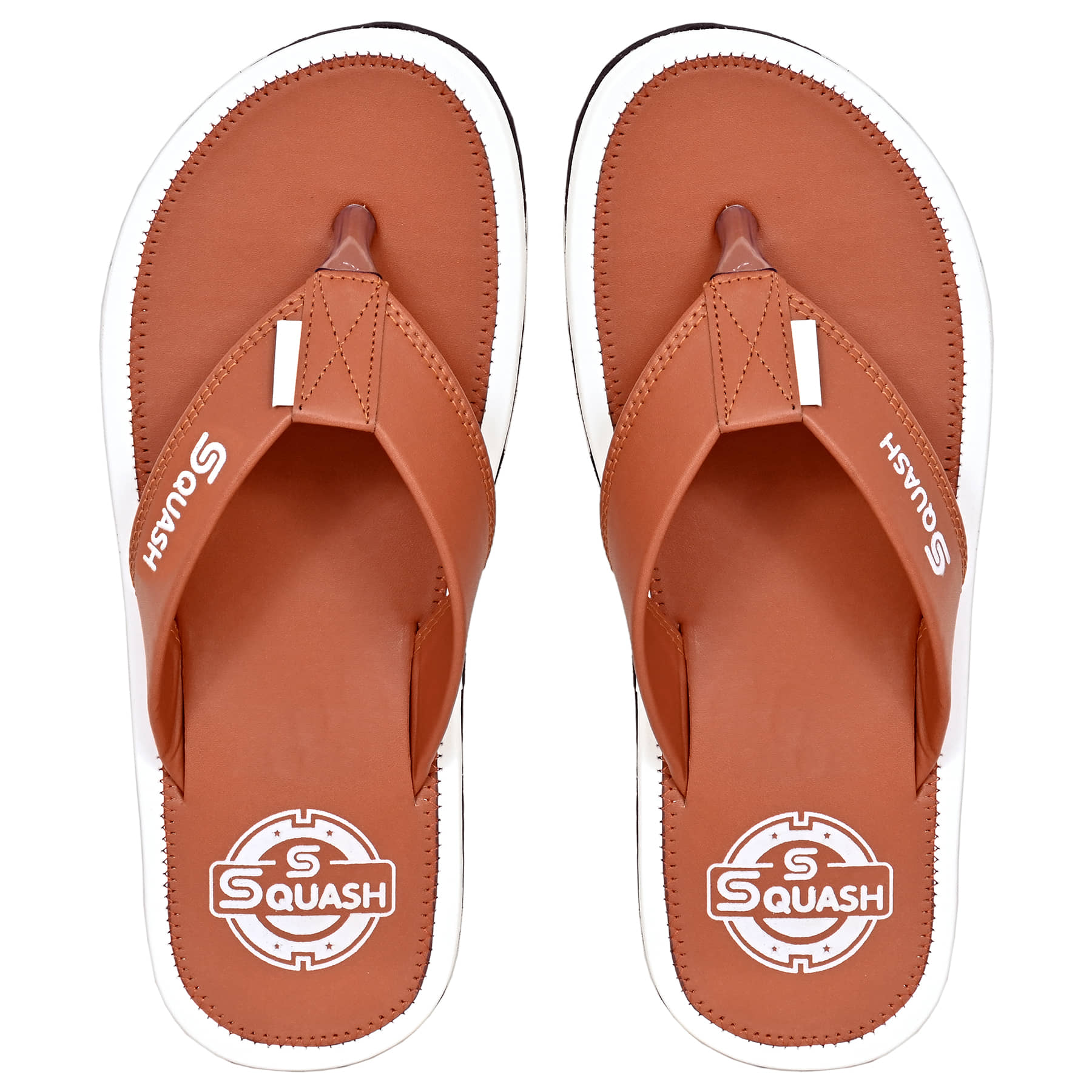Squash Brown Men's Thong Flip Flop