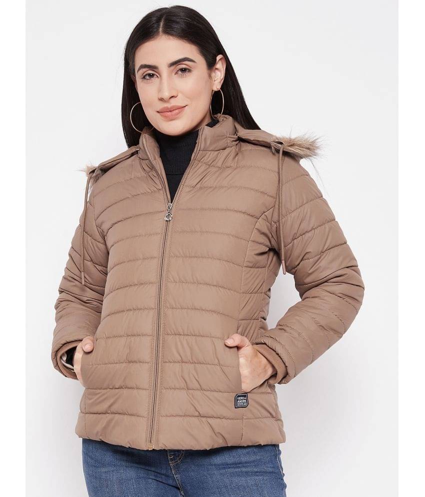 VERO AMORE Women Bomber Jacket ( Beige ) VERO AMORE Women Bomber Jacket ( Beige )