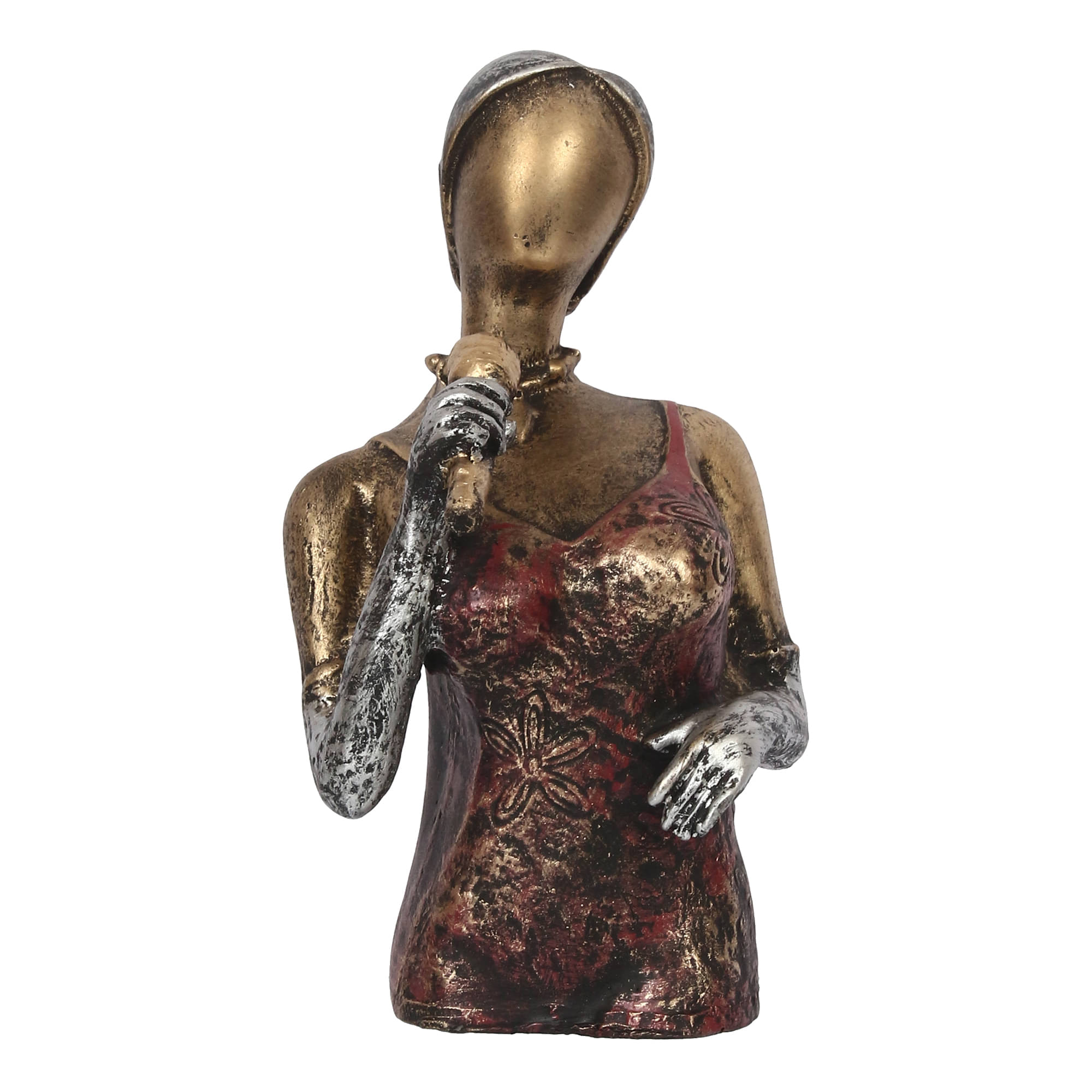 eCraftIndia Polyresin Singing Women Statue Handcrafted Human Figurine Decorative Showpiece eCraftIndia Polyresin Singing Women Statue Handcrafted Human Figurine Decorative Showpiece