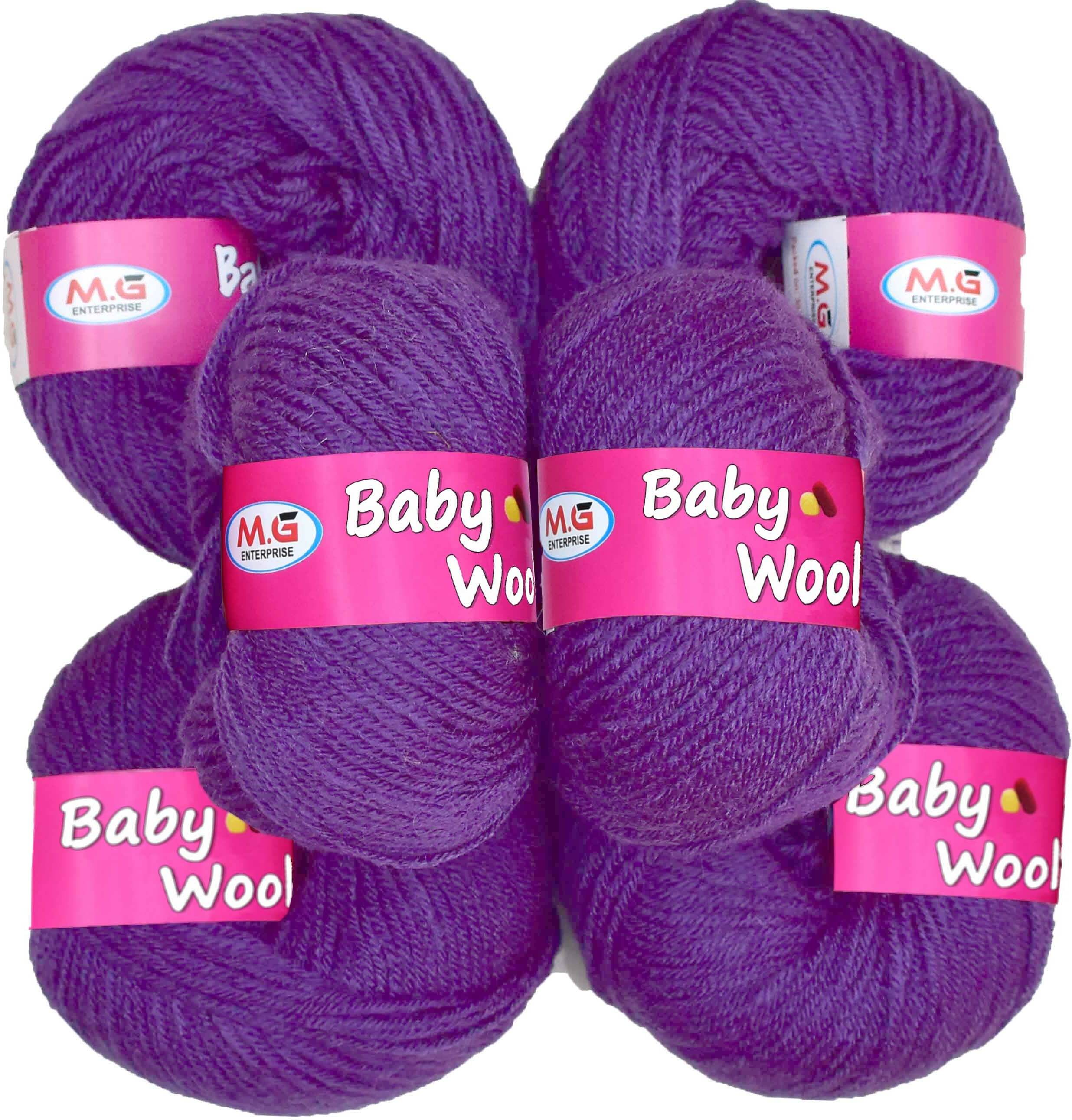     			100% Acrylic Wool  Melon 12 Pc Baby Wool 4 ply Wool -HA Art-EI