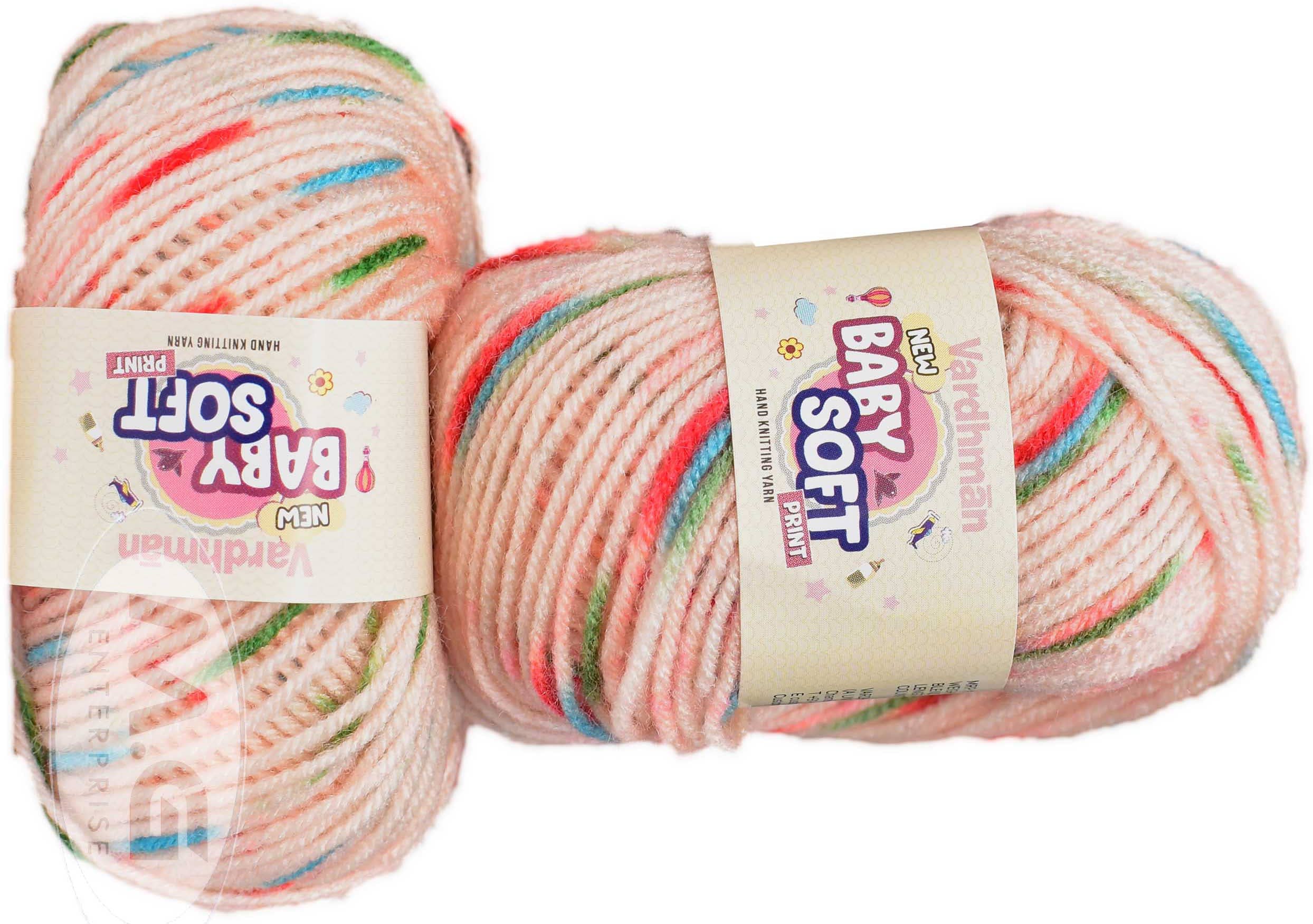 100% Acrylic Wool New Rowan (Pack of 6) Baby Soft Wool Ball Hand knitting wool / Art Craft soft fingering crochet hook yarn, needle knitting yarn thread dyed â€¦ - L MR