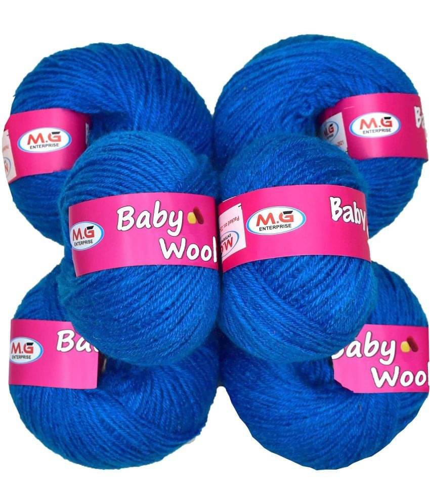     			100% Acrylic Wool  Royal 12 Pc Baby Wool 4 ply Wool -NA Art-