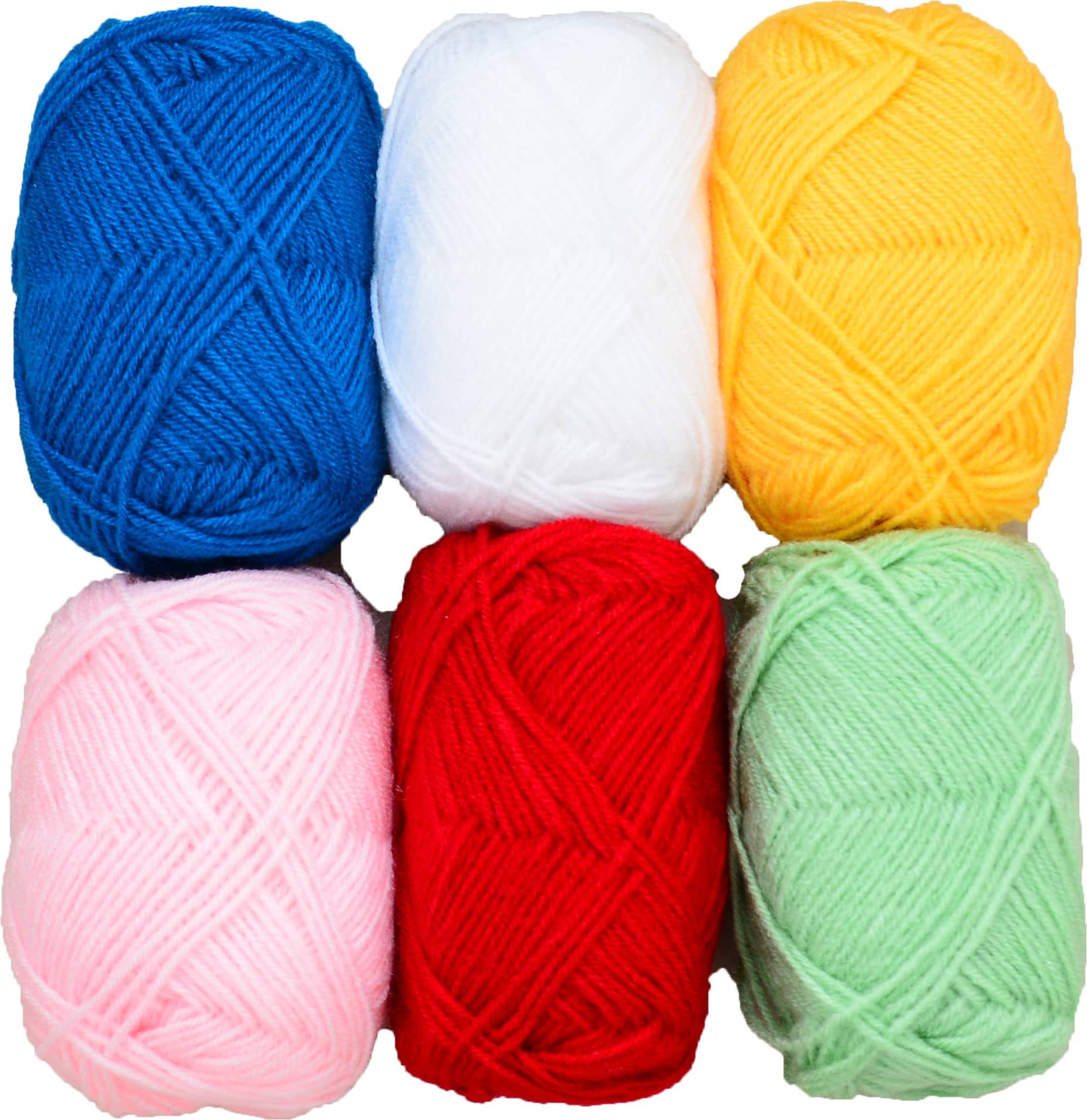 100% Acrylic Wool Royal (6 pc) Bunny 4 Combo 4 ply Wool Ball Hand Knitting Wool/Art Craft Soft Fingering Crochet Hook Yarn, Needle Knitting Yarn Thread Dyed