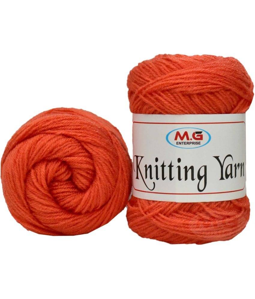     			100% Acrylic Wool  Rust 150 gms - Art-ACAJ