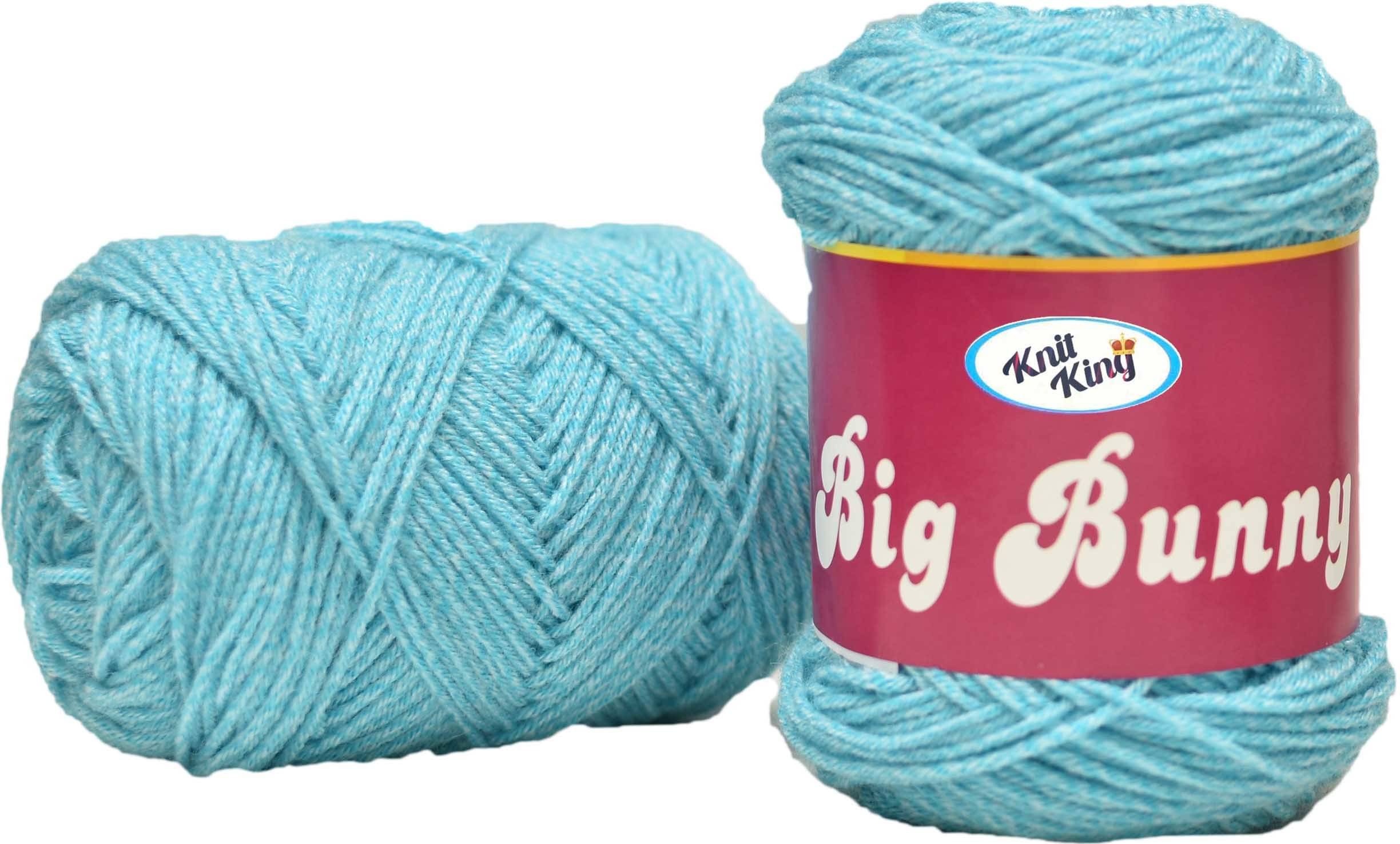     			100% Acrylic Wool  Sky Blue 100 gms Wool Ball Hand knitting wool- Art-ADEG
