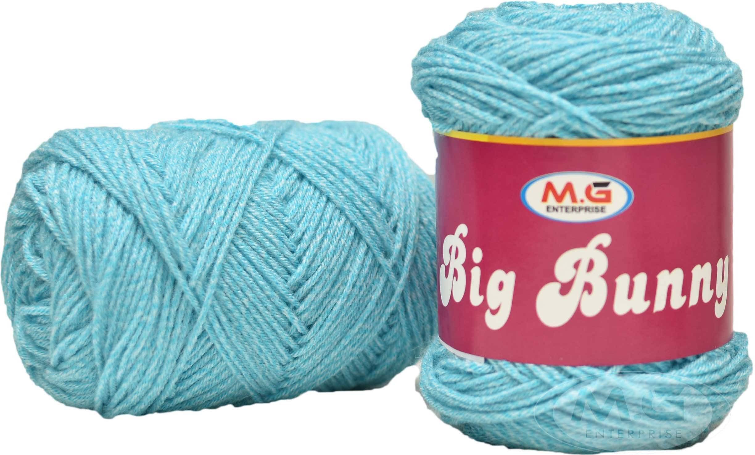     			100% Acrylic Wool  Sky Blue 150 gms Wool Ball Hand knitting wool- Art-ADEG