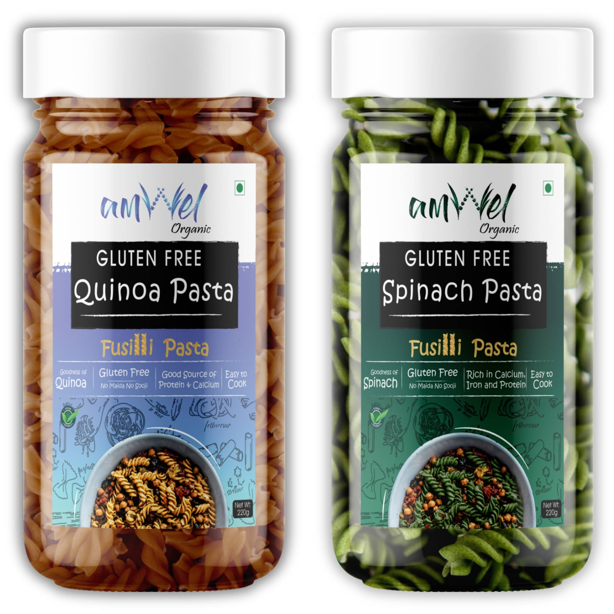     			Amwel Fusilli 440 gm Pack of 2