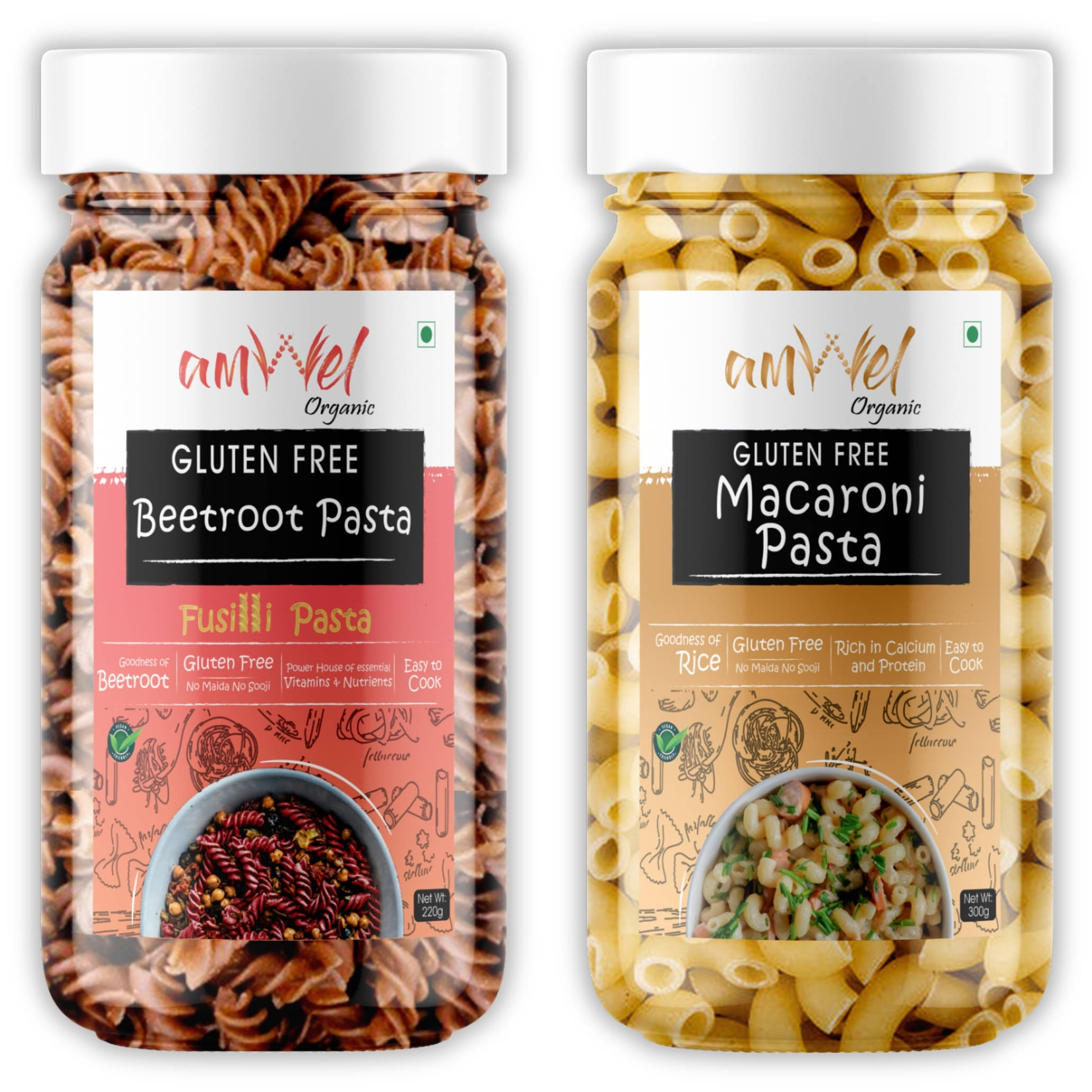 Amwel Fusilli 520 gm Pack of 2     			Amwel Fusilli 520 gm Pack of 2