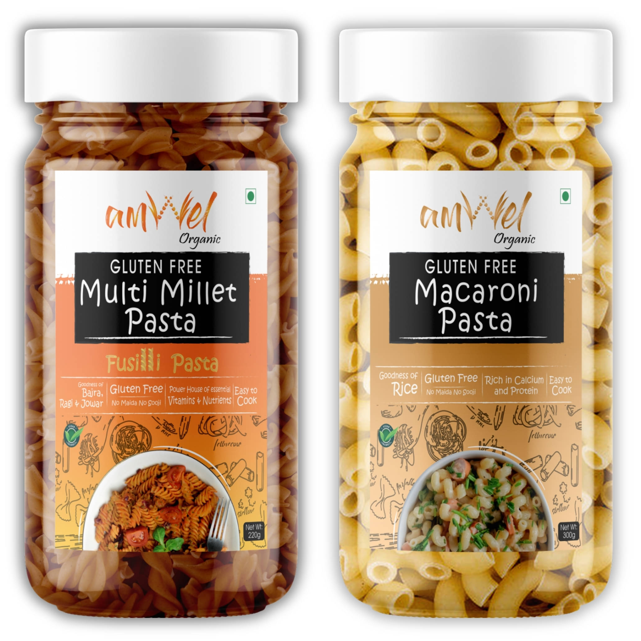 Amwel Fusilli 520 gm Pack of 2     			Amwel Fusilli 520 gm Pack of 2