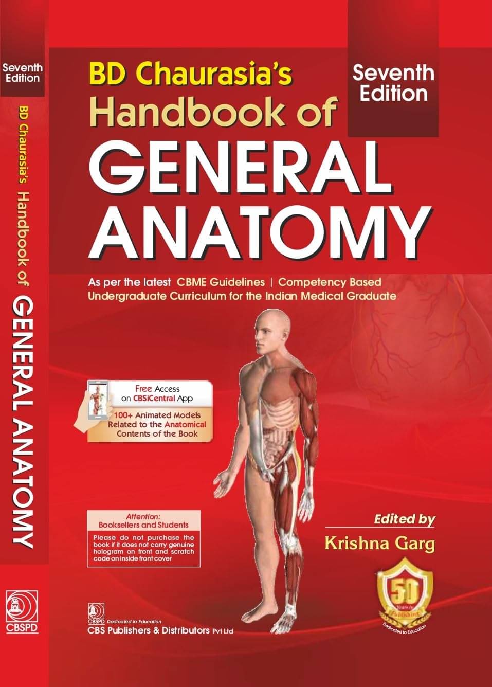     			BD Chaurasia’s Handbook of General Anatomy 7/e Paperback – 12 July 2023