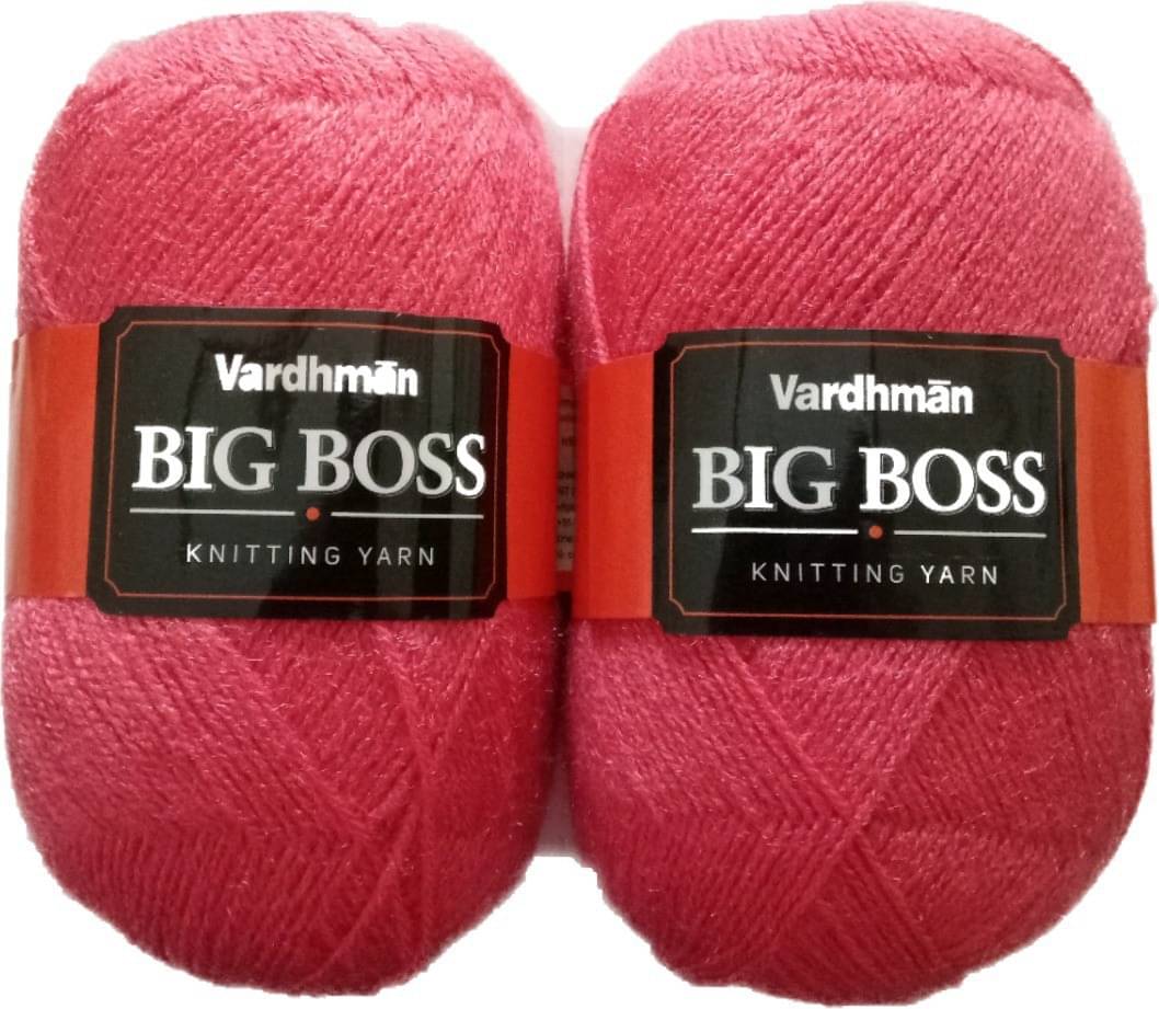     			BIG BOSS WOOL BALL HAND KNITTING WOOL/ART CRAFT NEEDLE ACRYLIC YARN THREAD DYED DARK PEACH 400GMS SHADE NO.29