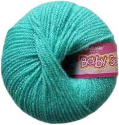 Baby Soft Wool Hand Knitting Soft Fingering Crochet Hook 6 pcs (150gms) Sky Blue