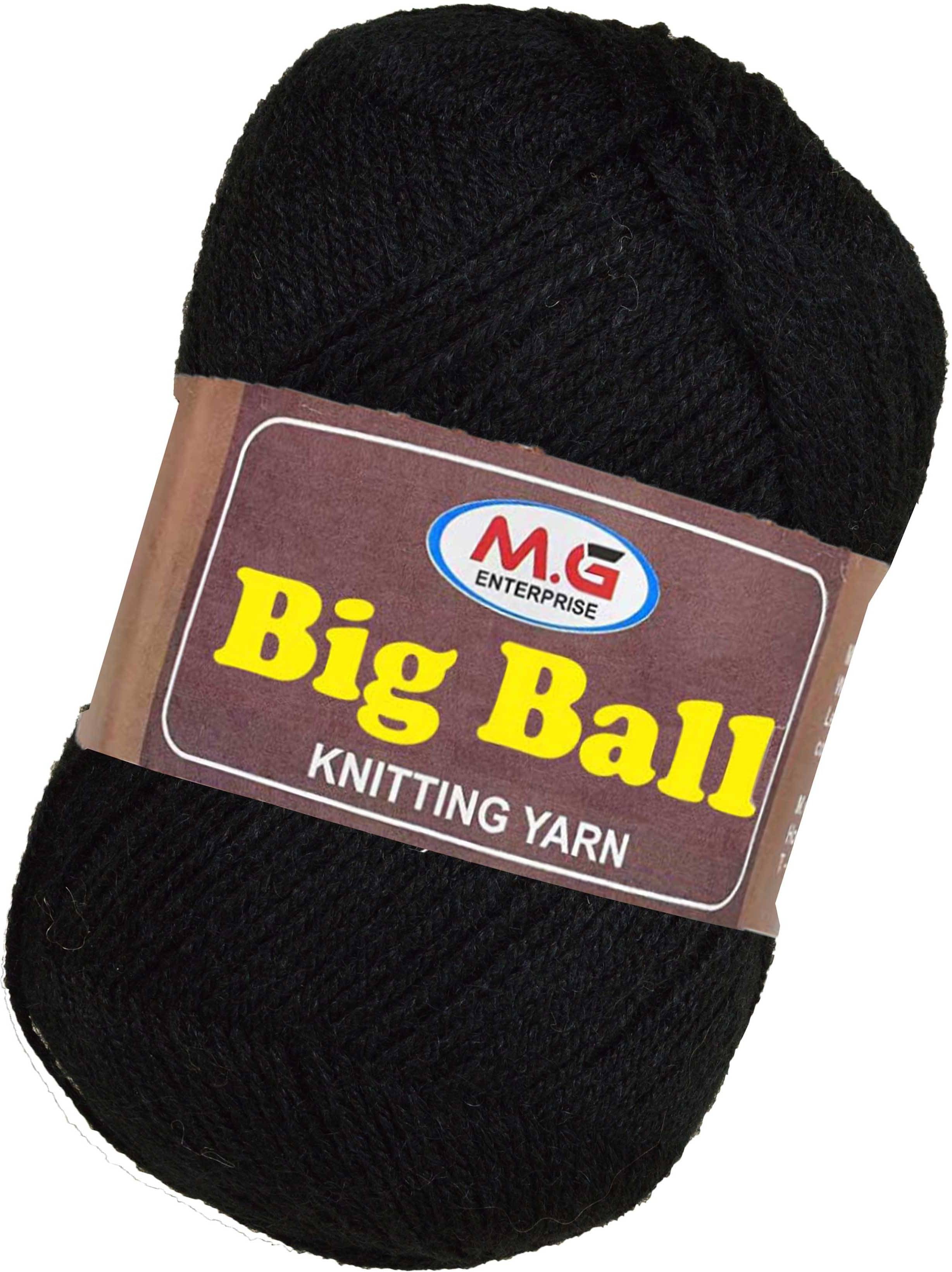     			Bigboss  Black 400 gms Wool Ball Hand knitting wool- Art-AJC
