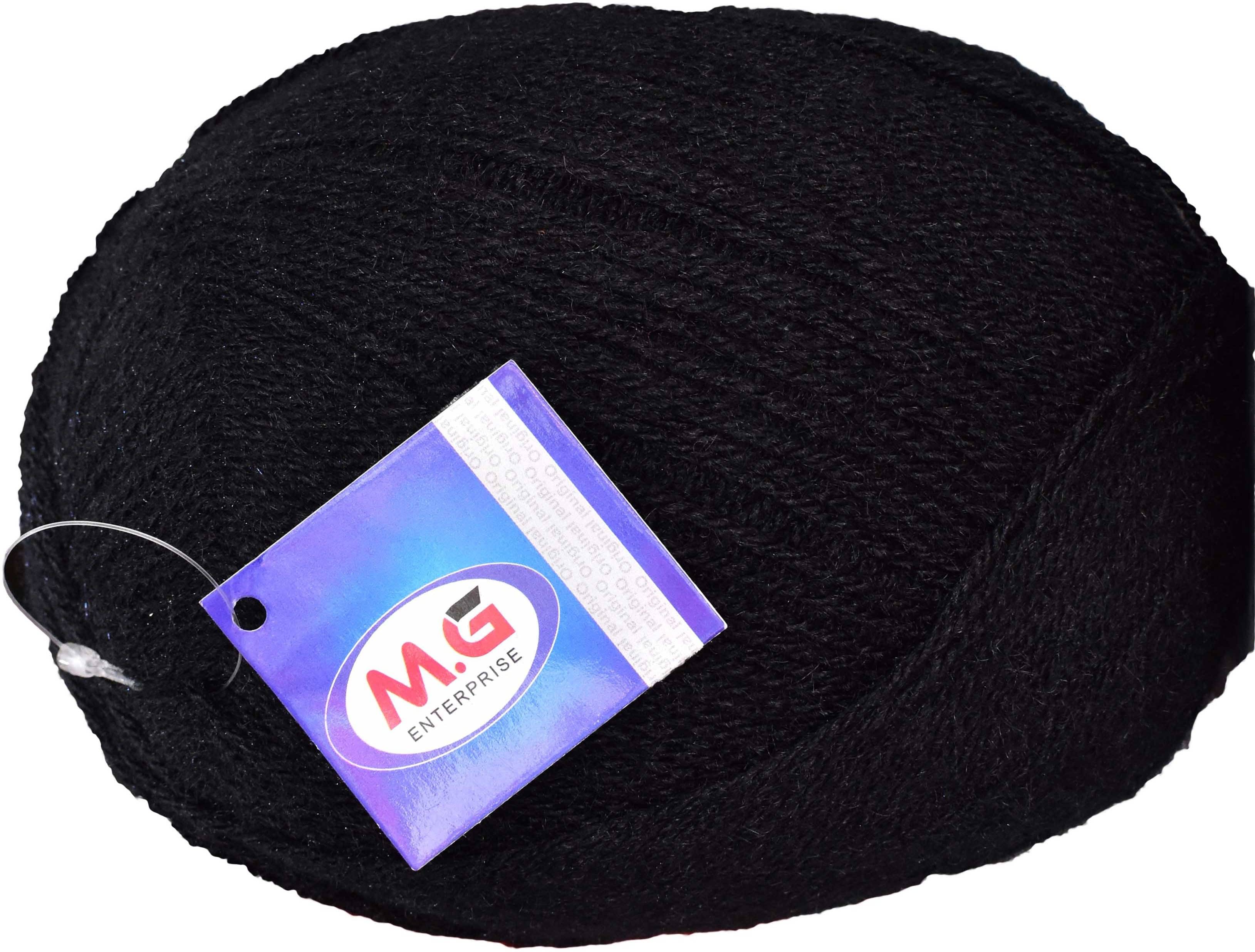     			Bigboss Black  (600 gm)  Wool Ball Hand knitting wool / Art Craft soft fingering crochet hook yarn, needle knitting yarn thread dye  K