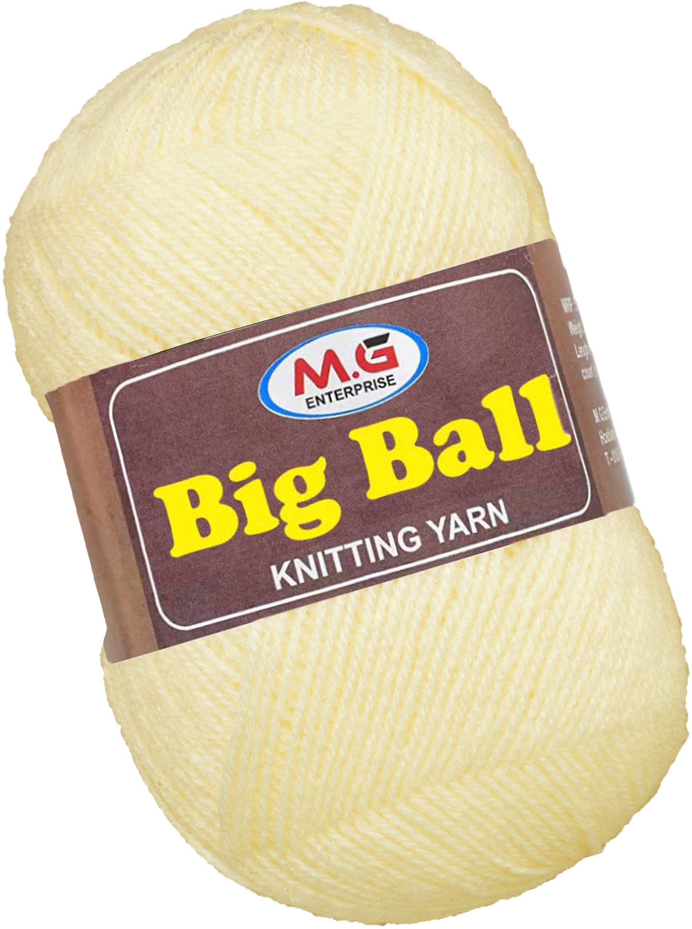    			Bigboss  Cream 600 gms Wool Ball Hand knitting wool- Art-AJD