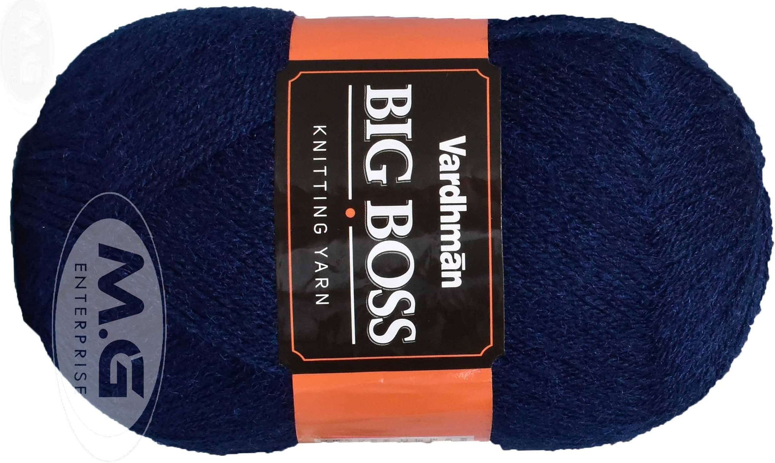     			Bigboss Navy (600 gm)  Wool Ball Hand knitting wool / Art Craft soft fingering crochet hook yarn, needle knitting yarn thread dyed- W XK