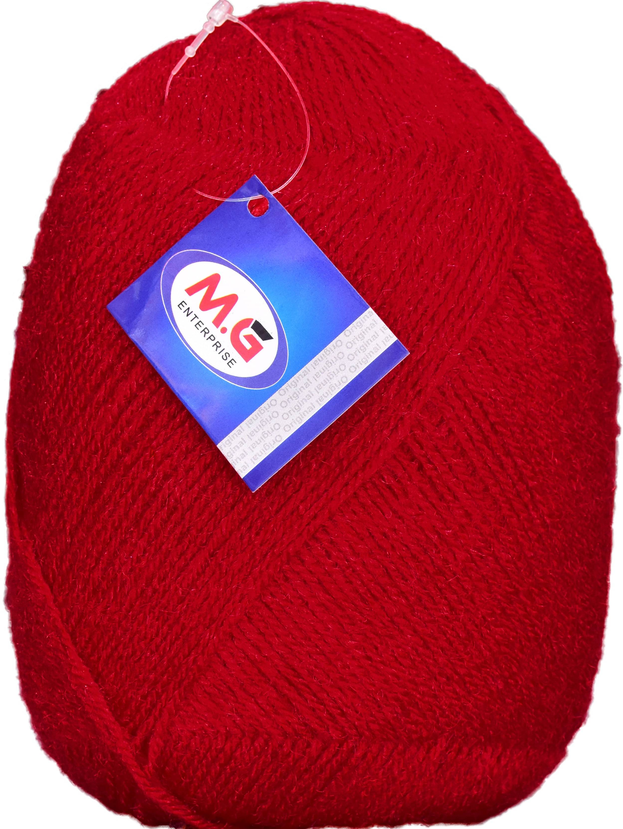     			Bigboss Red (200 gm)  Wool Ball Hand knitting wool / Art Craft soft fingering crochet hook yarn, needle knitting yarn thread dyed