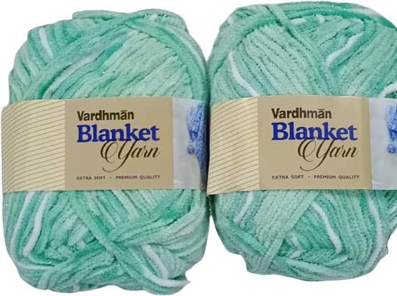 Blanket Thick Yarn Knitting Fingering Crochet Hook (Multi) -Pack of 600 gm Shade no.1