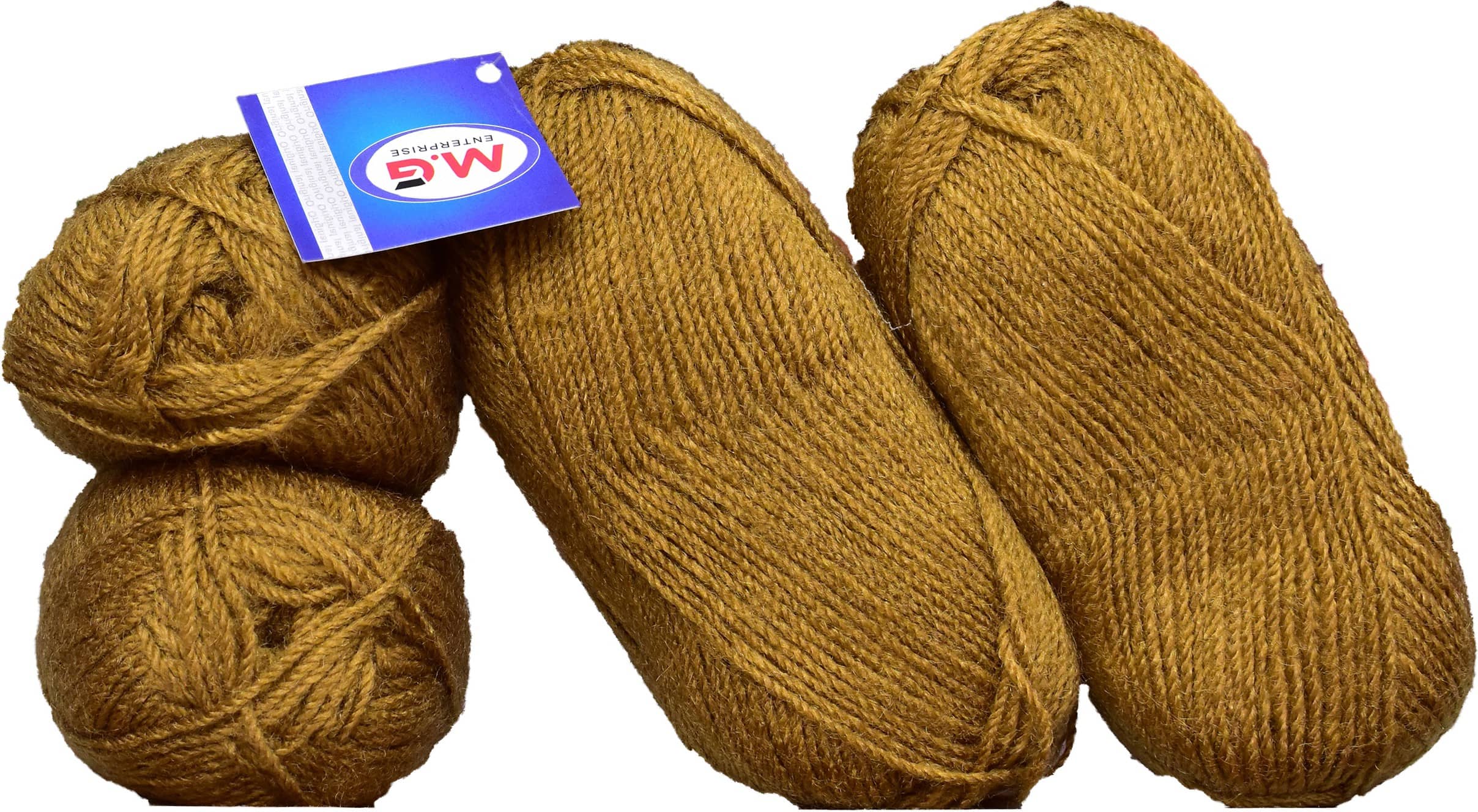 Blooming Star Brown (400 gm)  Wool Ball 50 gm each Hand knitting wool / Art Craft soft fingering crochet hook yarn, needle knitting yarn thread dyed