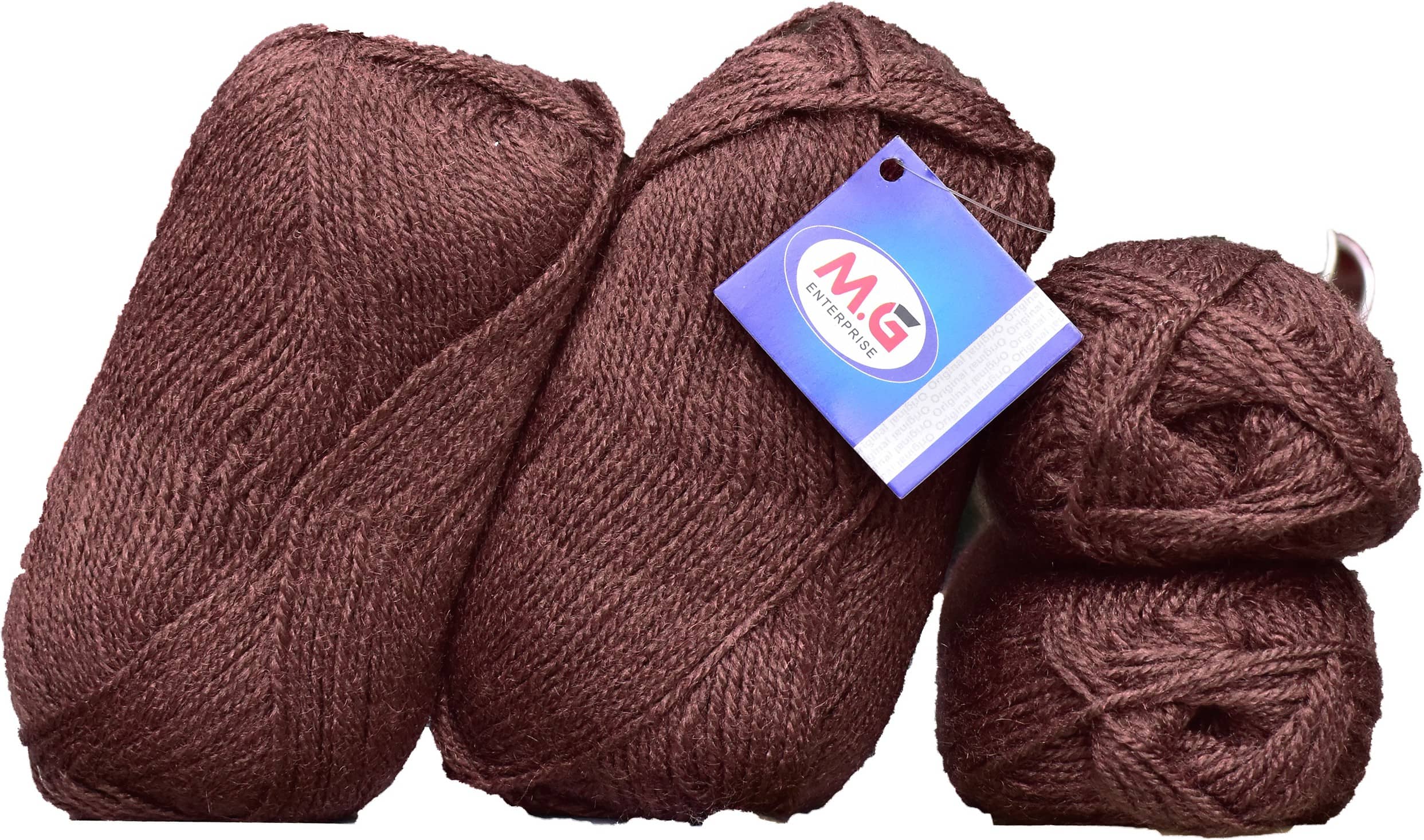 Blooming Star Salmon (200 gm)  Wool Ball 50 gm each Hand knitting wool / Art Craft soft fingering crochet hook yarn, needle knitting yarn thread dyed