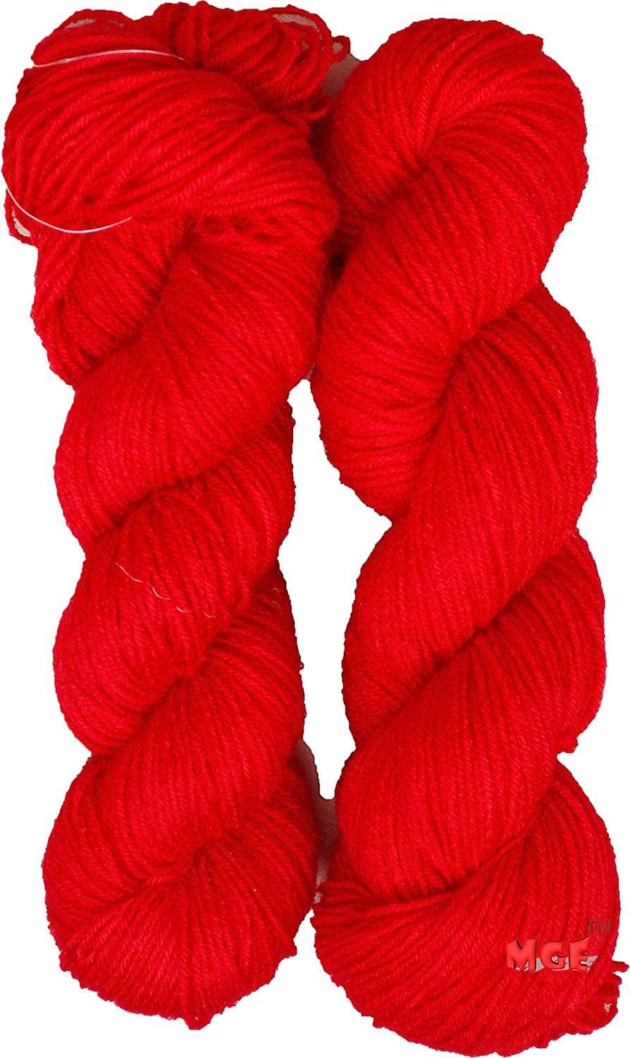     			Brilon Candy Red (200 gm)  Wool Hank Hand knitting wool / Art Craft soft fingering crochet hook yarn, needle knitting yarn thread dye F GE