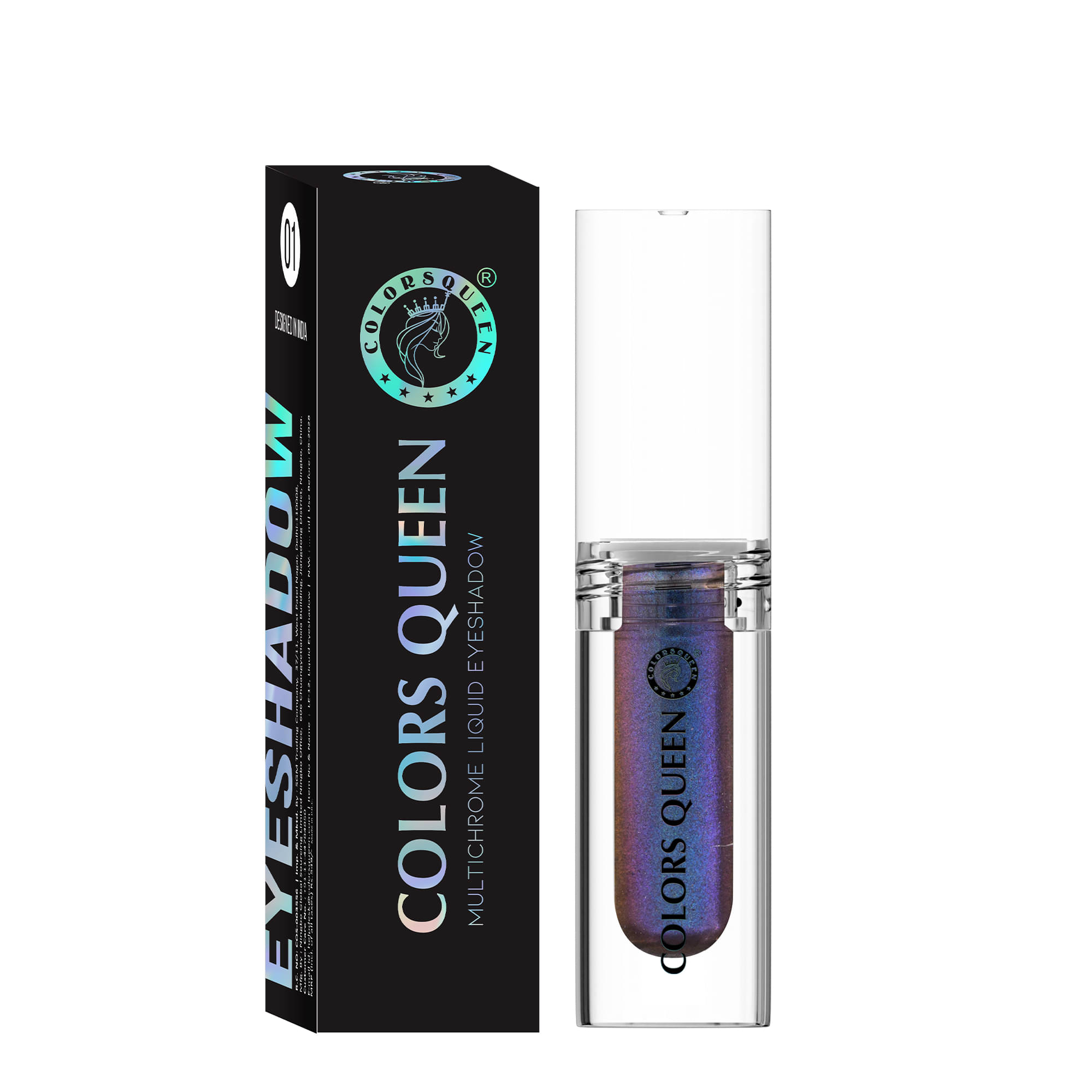 Colors Queen Multichrome Liquid Eyeshadow with Metallic Finish 2g, Galaxy (Shade - 11) Colors Queen Multichrome Liquid Eyeshadow with Metallic Finish 2g, Galaxy (Shade - 11)