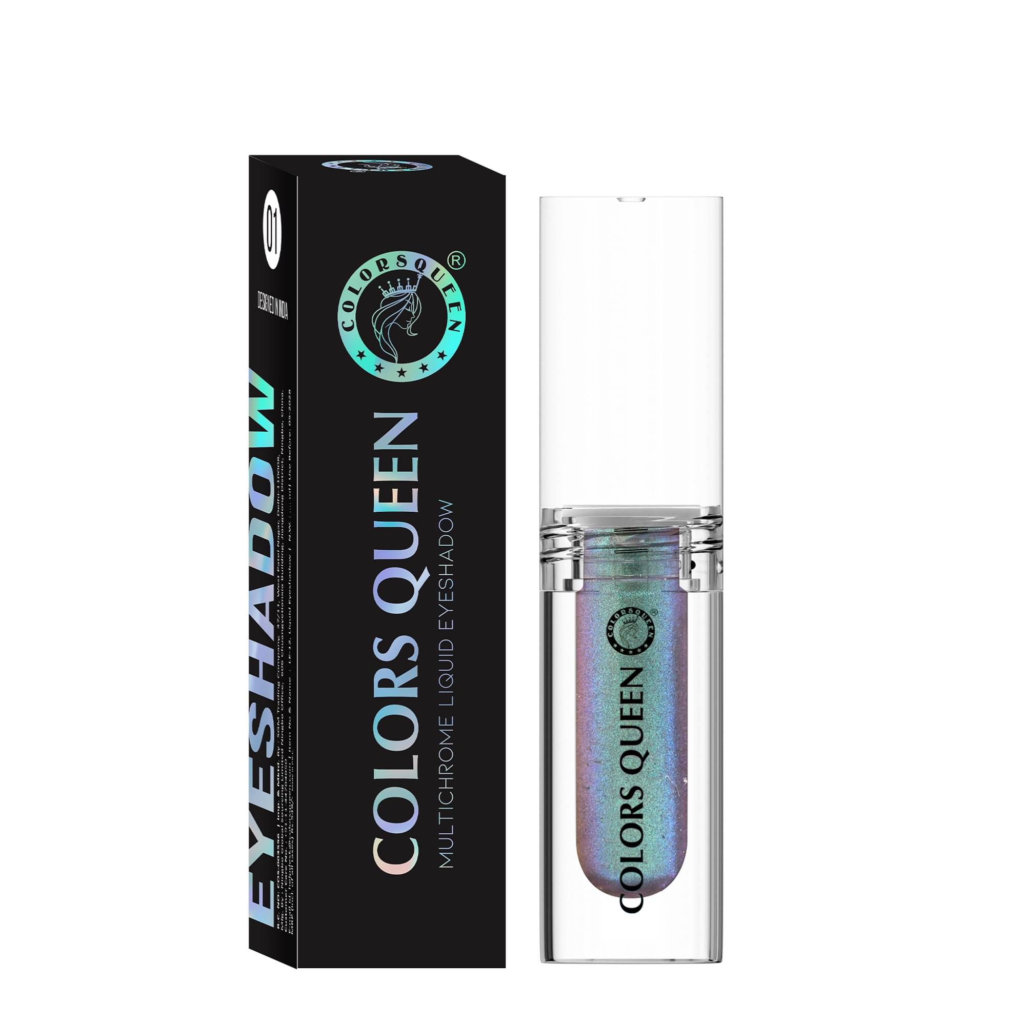 Colors Queen Multichrome Liquid Eyeshadow with Metallic Finish 2g, Under Water Haze (Shade - 12) Colors Queen Multichrome Liquid Eyeshadow with Metallic Finish 2g, Under Water Haze (Shade - 12)