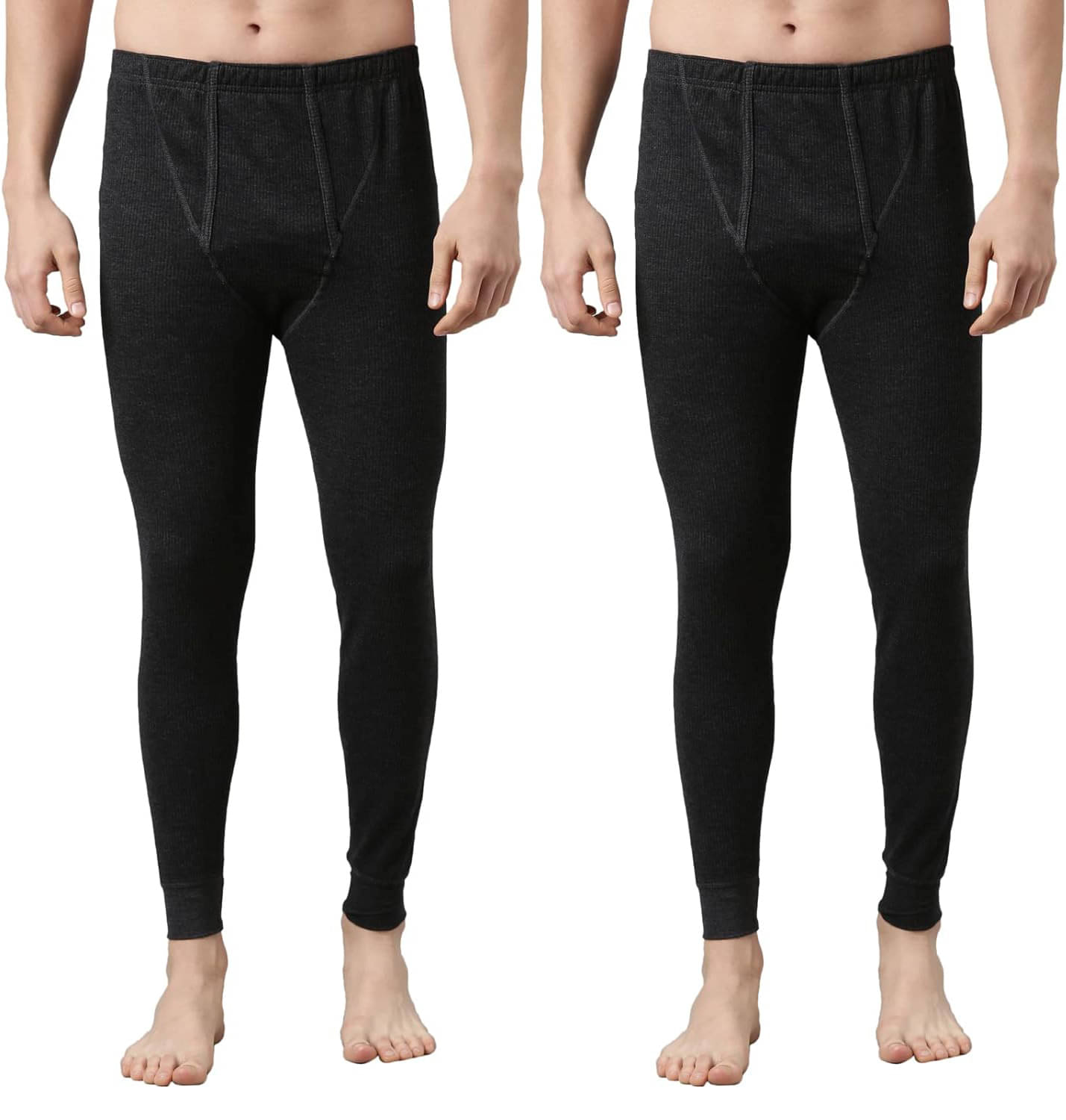     			Dixcy Scott Charcoal Polyester Men's Thermal Bottoms ( Pack of 2 )