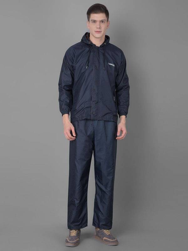 Dollar Navy Polyester Men's Rain Suit ( Pack of 1 ) Dollar Navy Polyester Men's Rain Suit ( Pack of 1 )