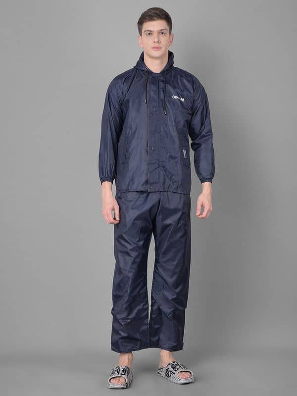 Dollar Navy Polyester Men's Rain Suit ( Pack of 1 )