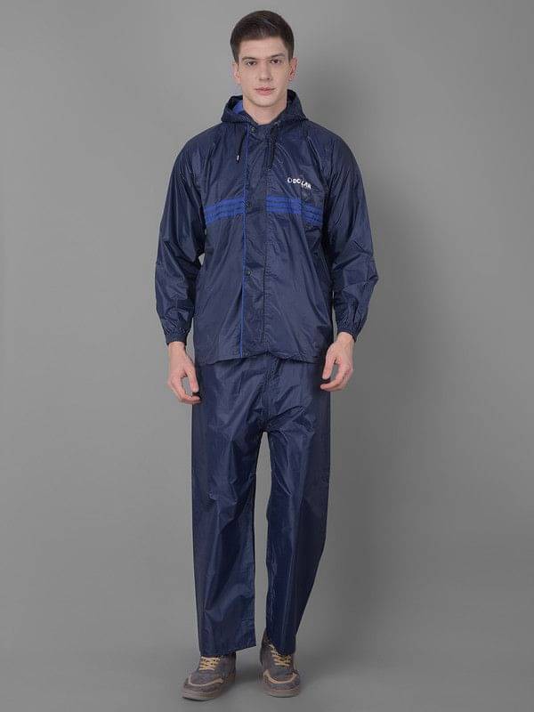 Dollar Navy Polyester Men's Rain Suit ( Pack of 1 ) Dollar Navy Polyester Men's Rain Suit ( Pack of 1 )