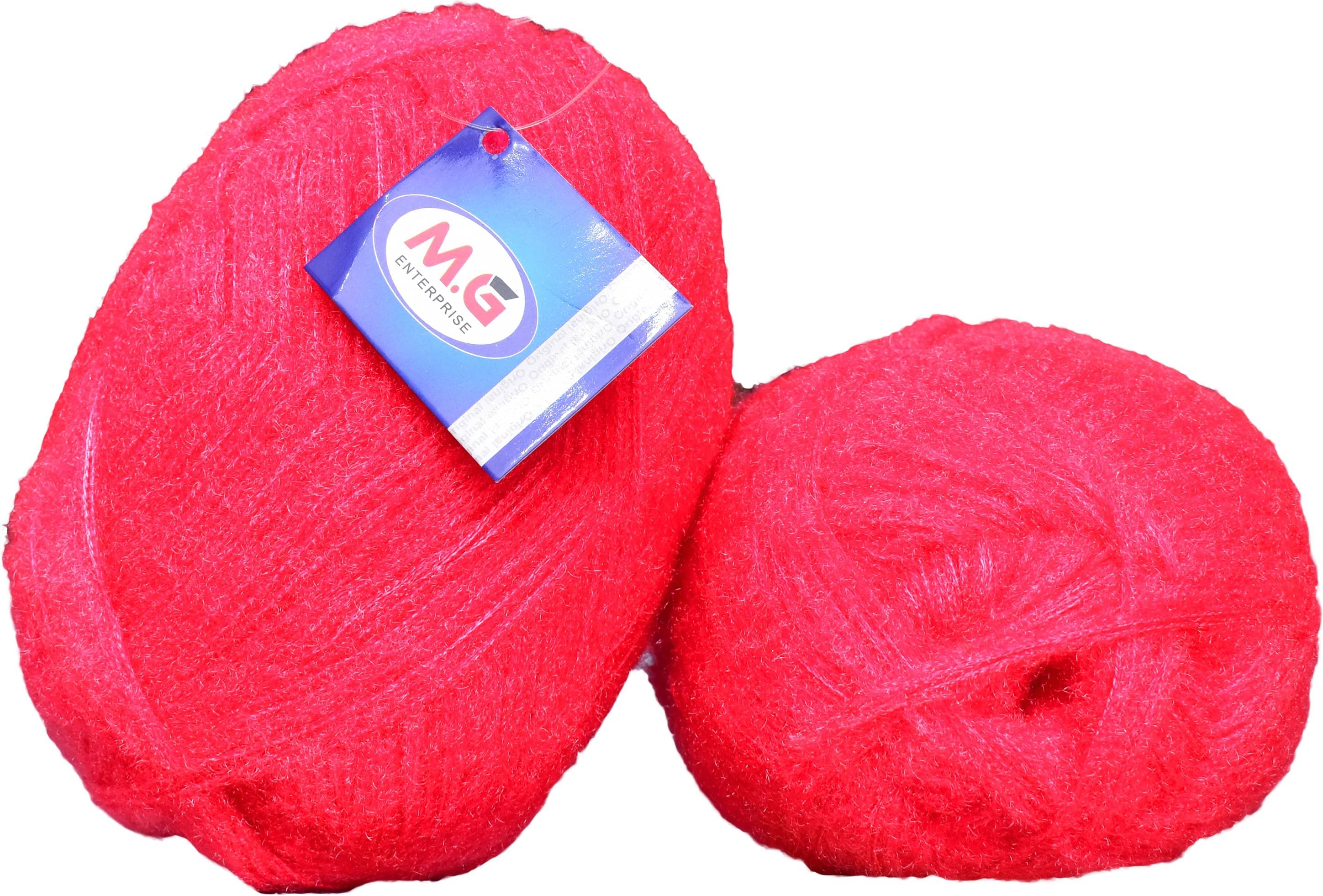     			Feather Rani (200 gm)  Wool Ball 100 gm each 200 gm total Hand knitting wool / Art Craft soft fingering crochet hook yarn, needle knitting yarn thread dyed