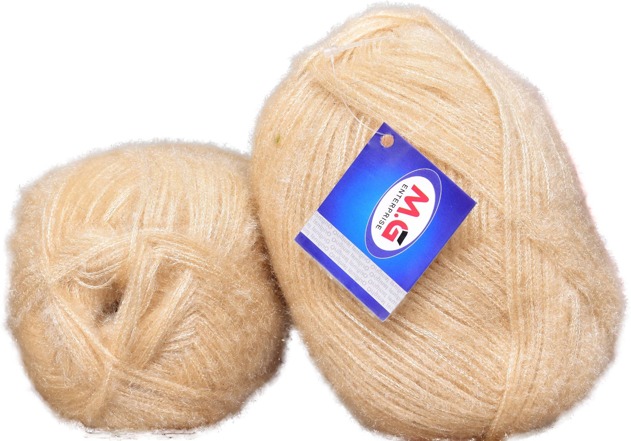     			Feather Skin (400 gm)  Wool Ball 100 gm each 400 gm total Hand knitting wool / Art Craft soft fingering crochet hook yarn, needle knitting yarn thread dyed