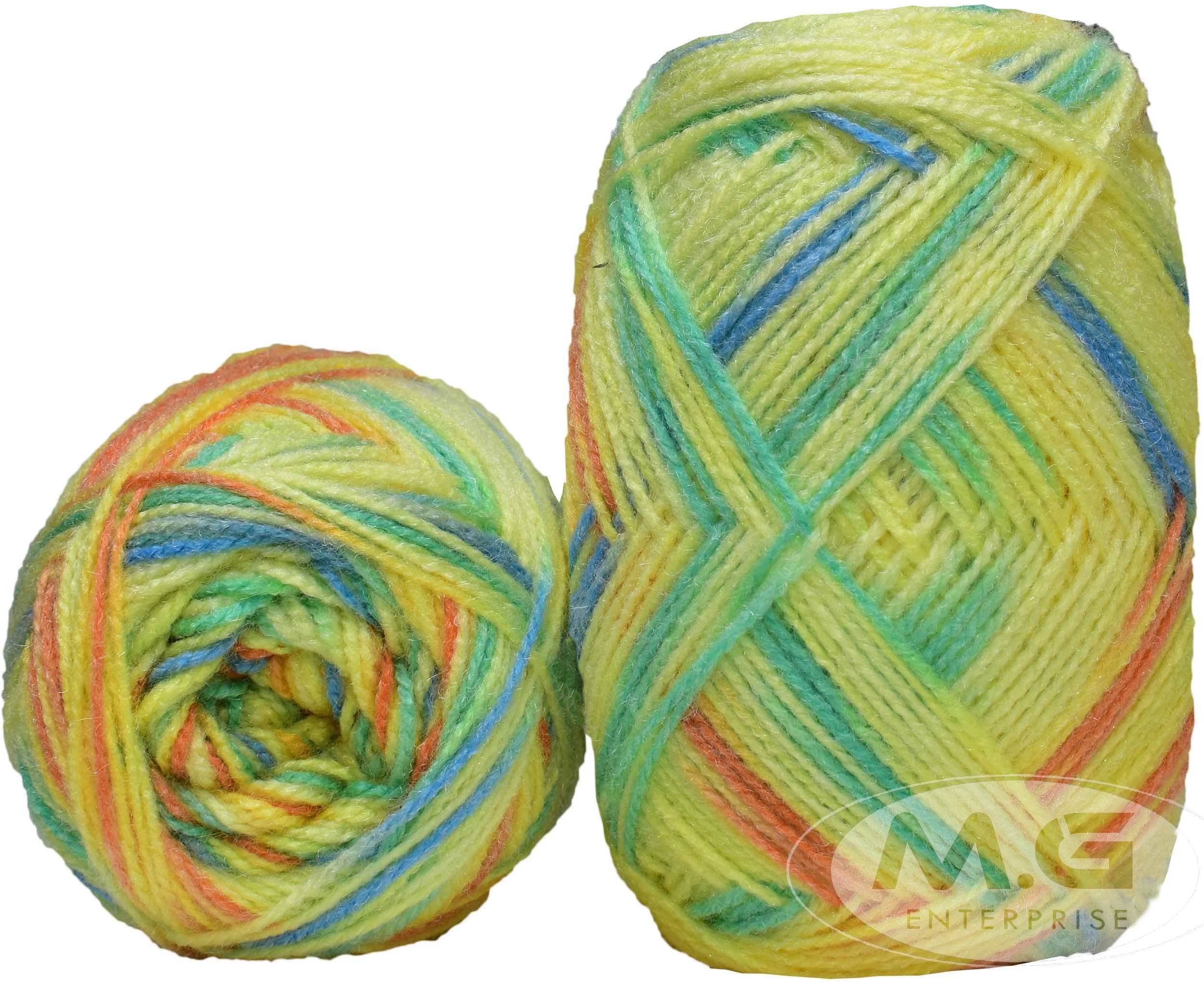     			G-Ball Lemon (400 gm)  Wool Ball Hand knitting wool / Art Craft soft fingering crochet hook yarn, needle knitting yarn thread dyed A SM-J SM-K SM-LO