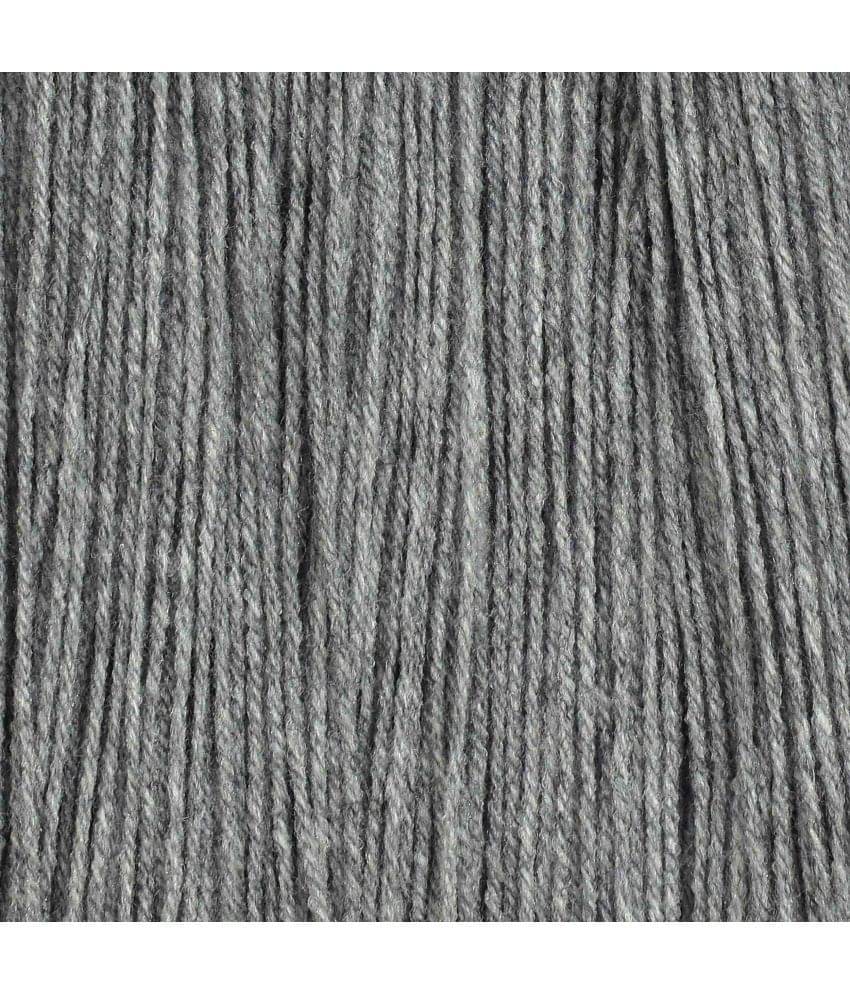     			H VARDHMAN Knitting Yarn Wool Li Steel Grey 200 gm By H VARDHMA  WD